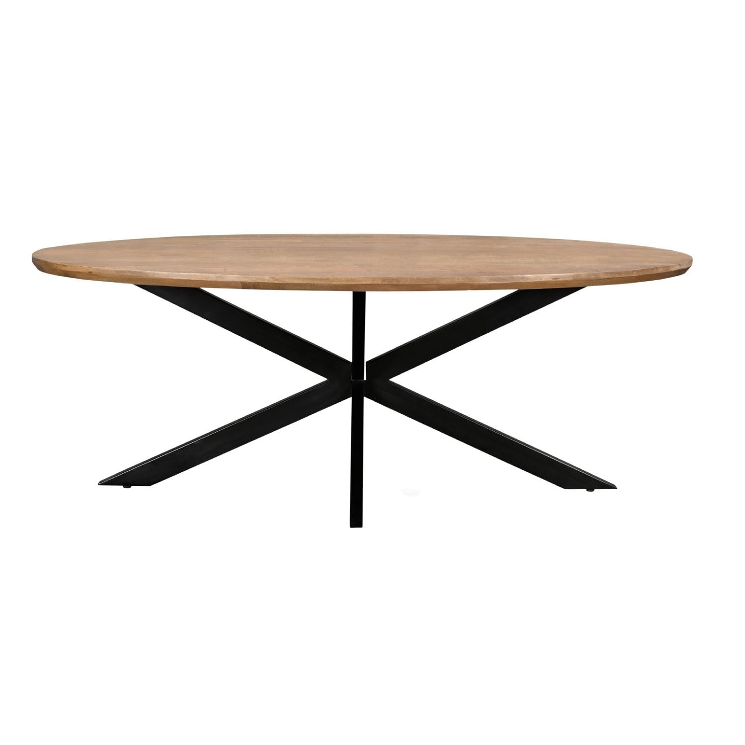 Esstisch Jesper Oval 210cm - Hellbraun-Esstisch Oval-Livingfurn-le canapé