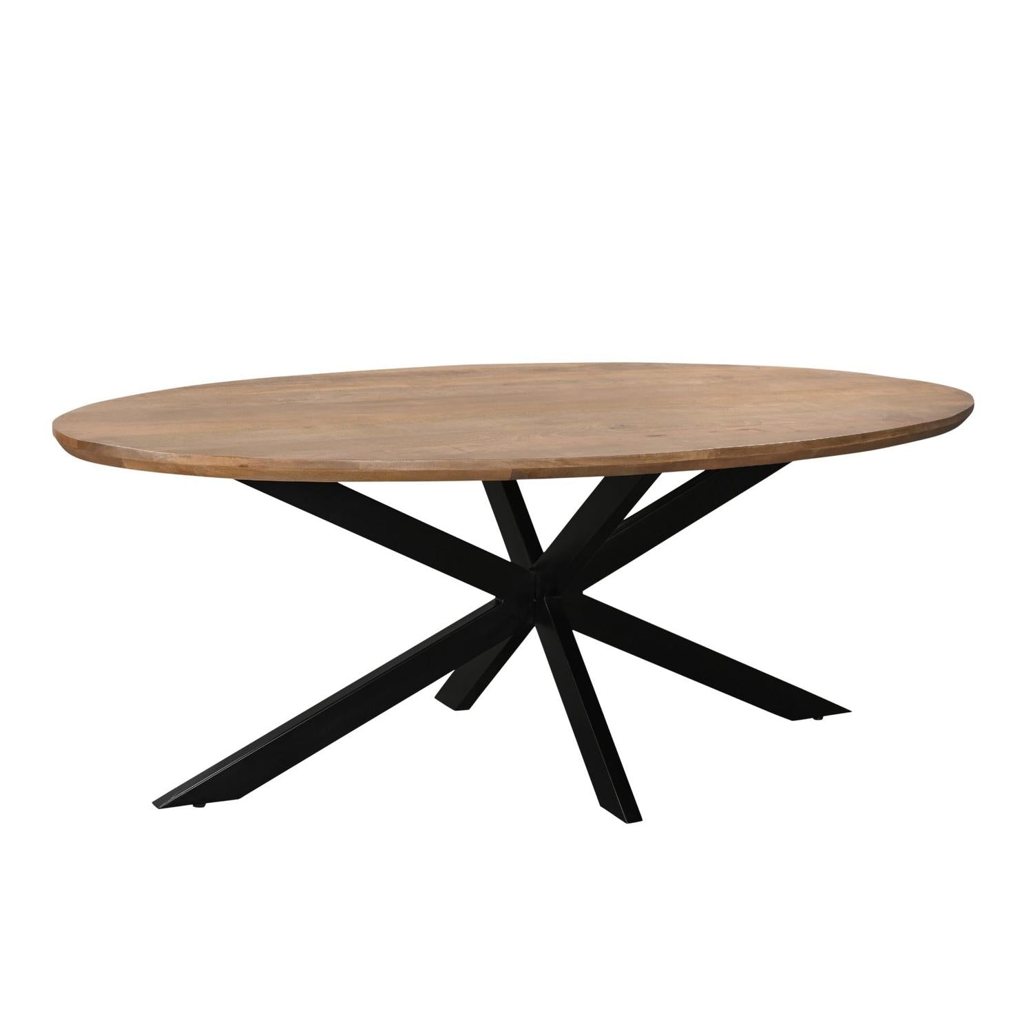 Esstisch Jesper Oval 210cm - Hellbraun-Esstisch Oval-Livingfurn-le canapé