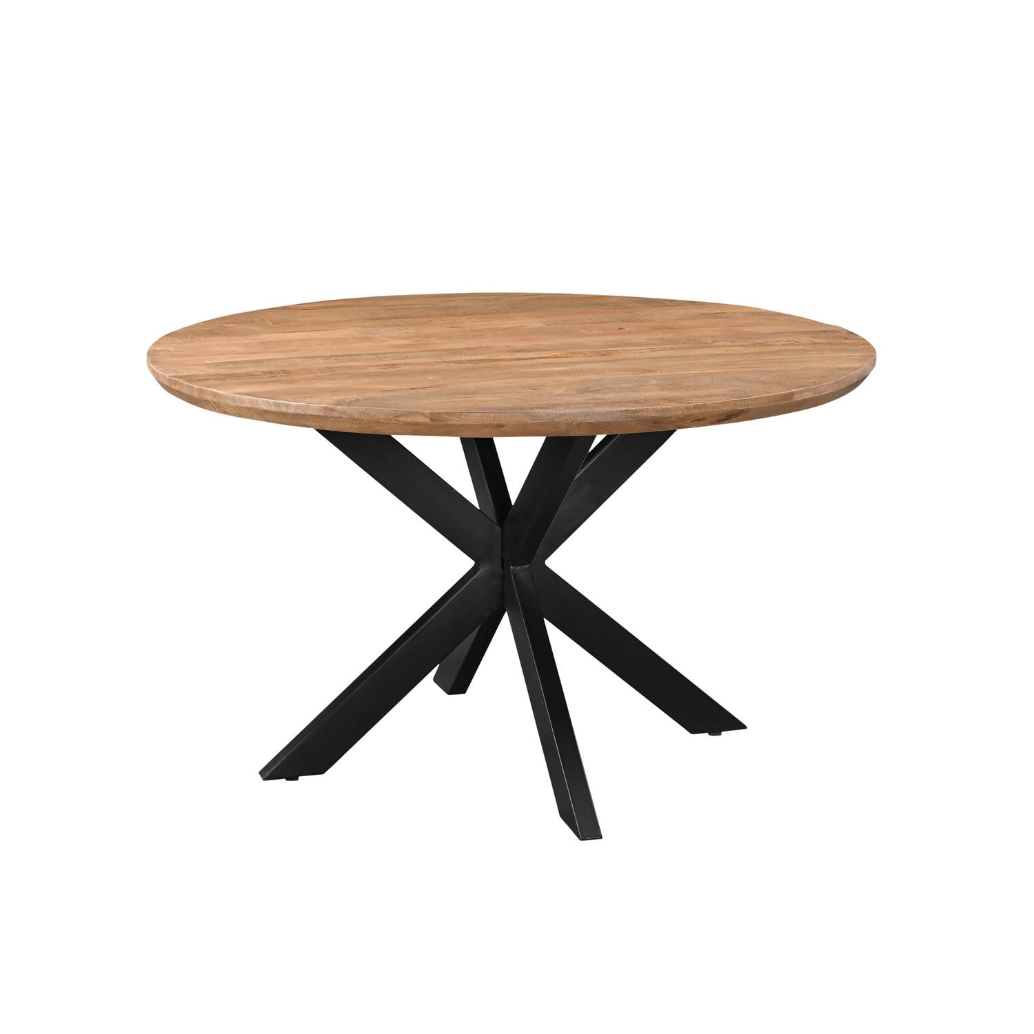 Esstisch Jesper Rund 130cm - Hellbraun-Esstisch Rund-Livingfurn-le canapé