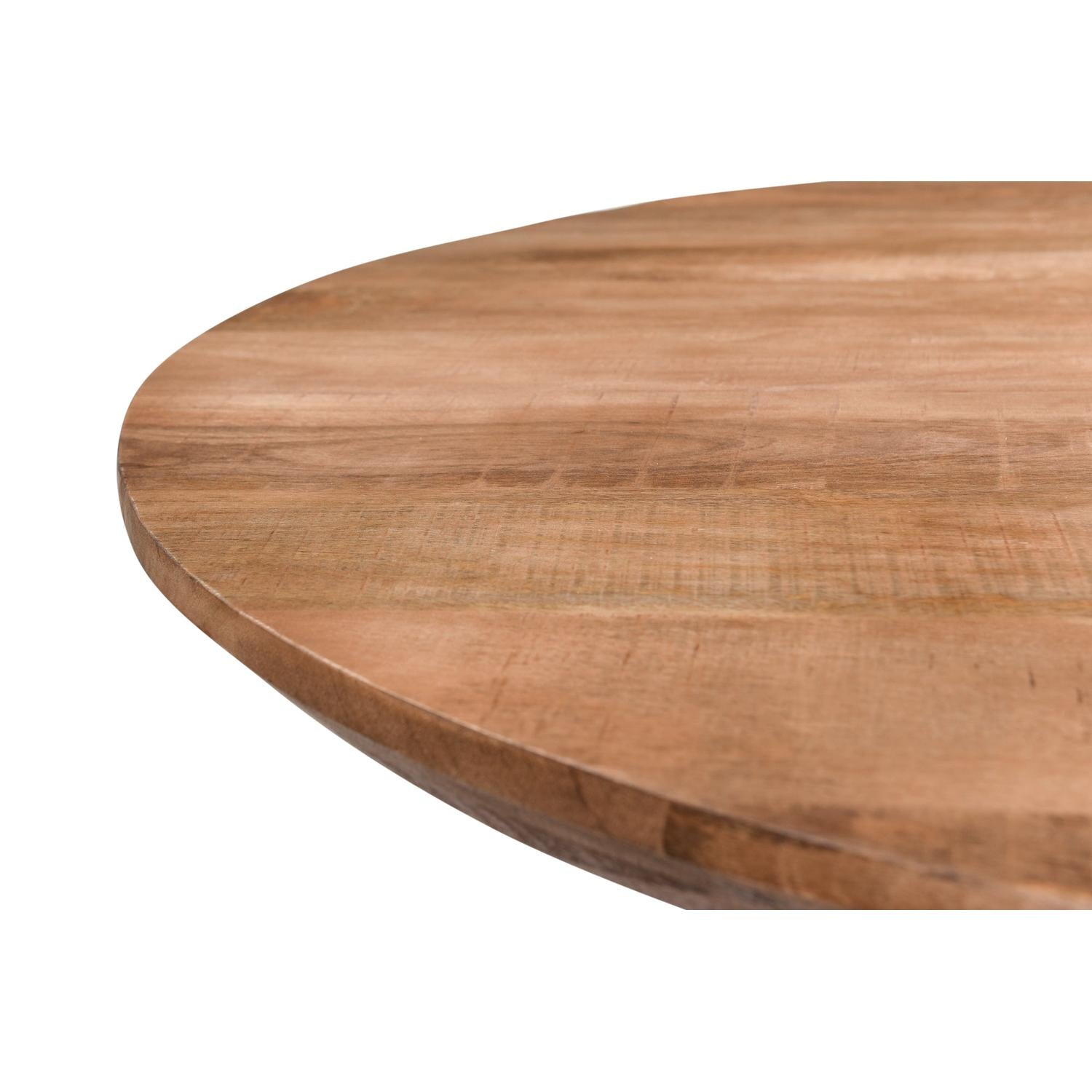 Esstisch Jesper Rund 130cm - Hellbraun-Esstisch Rund-Livingfurn-le canapé