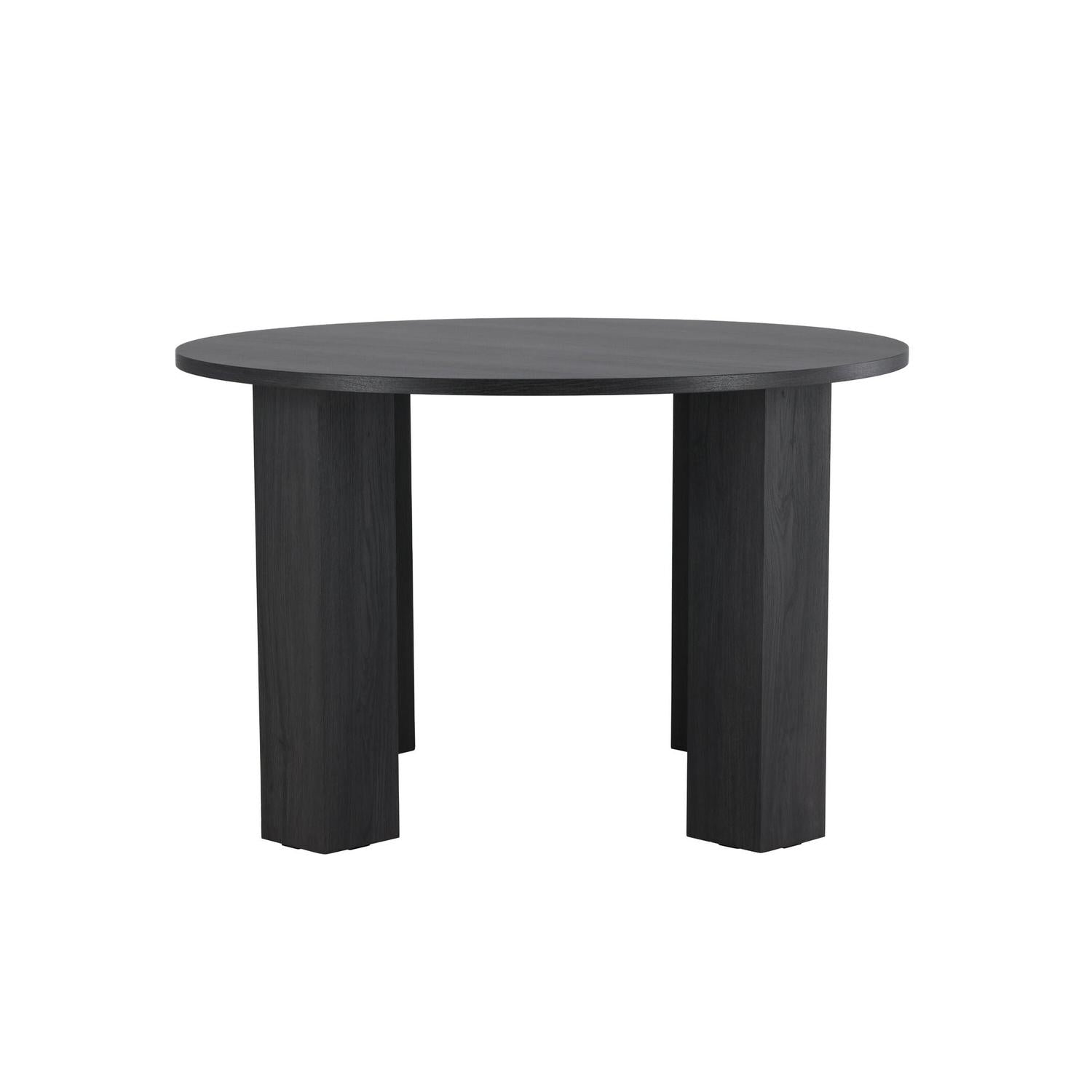 Esstisch Juno Ø120cm - Schwarz-Esstisch Rund-Venture Home-le canapé
