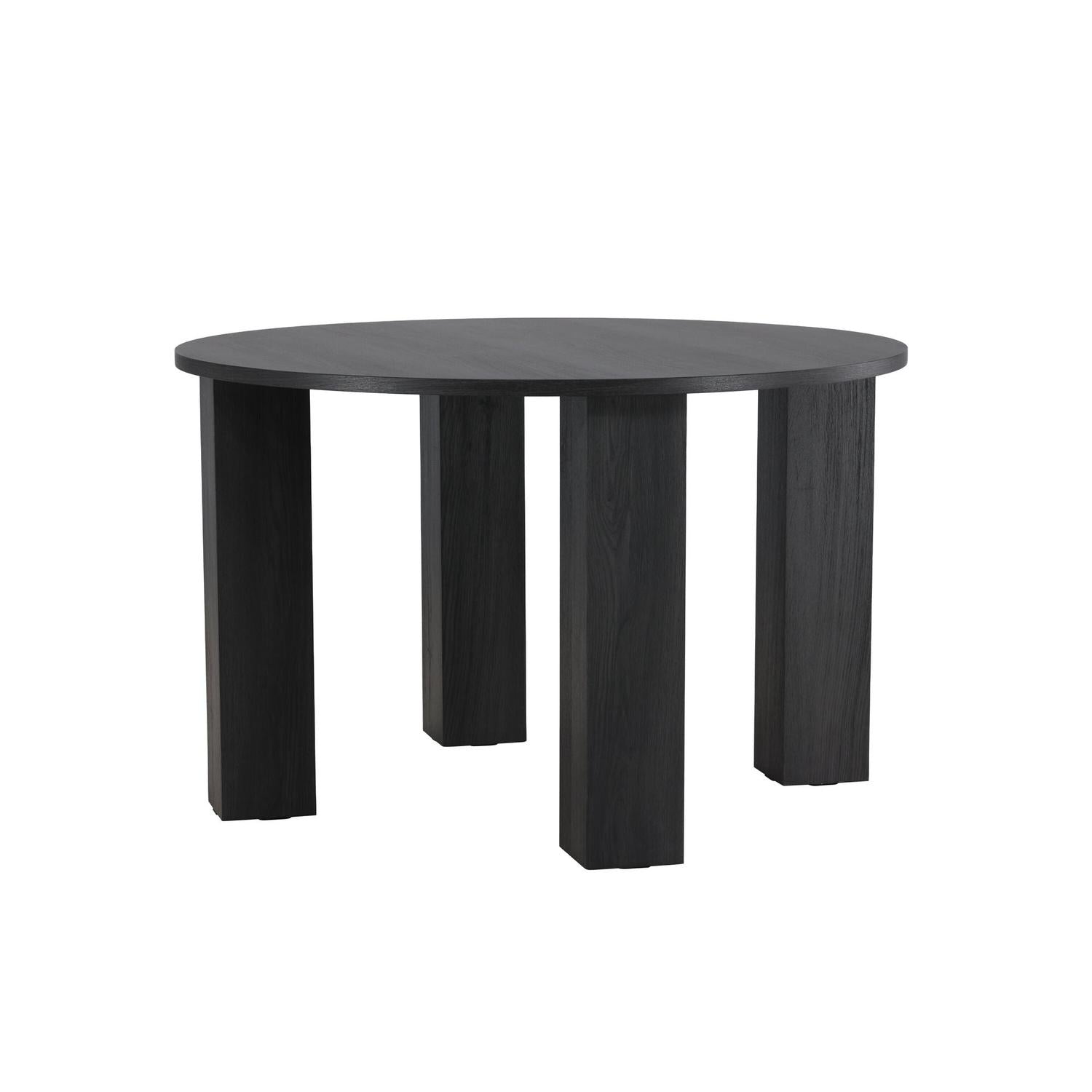 Esstisch Juno Ø120cm - Schwarz-Esstisch Rund-Venture Home-le canapé