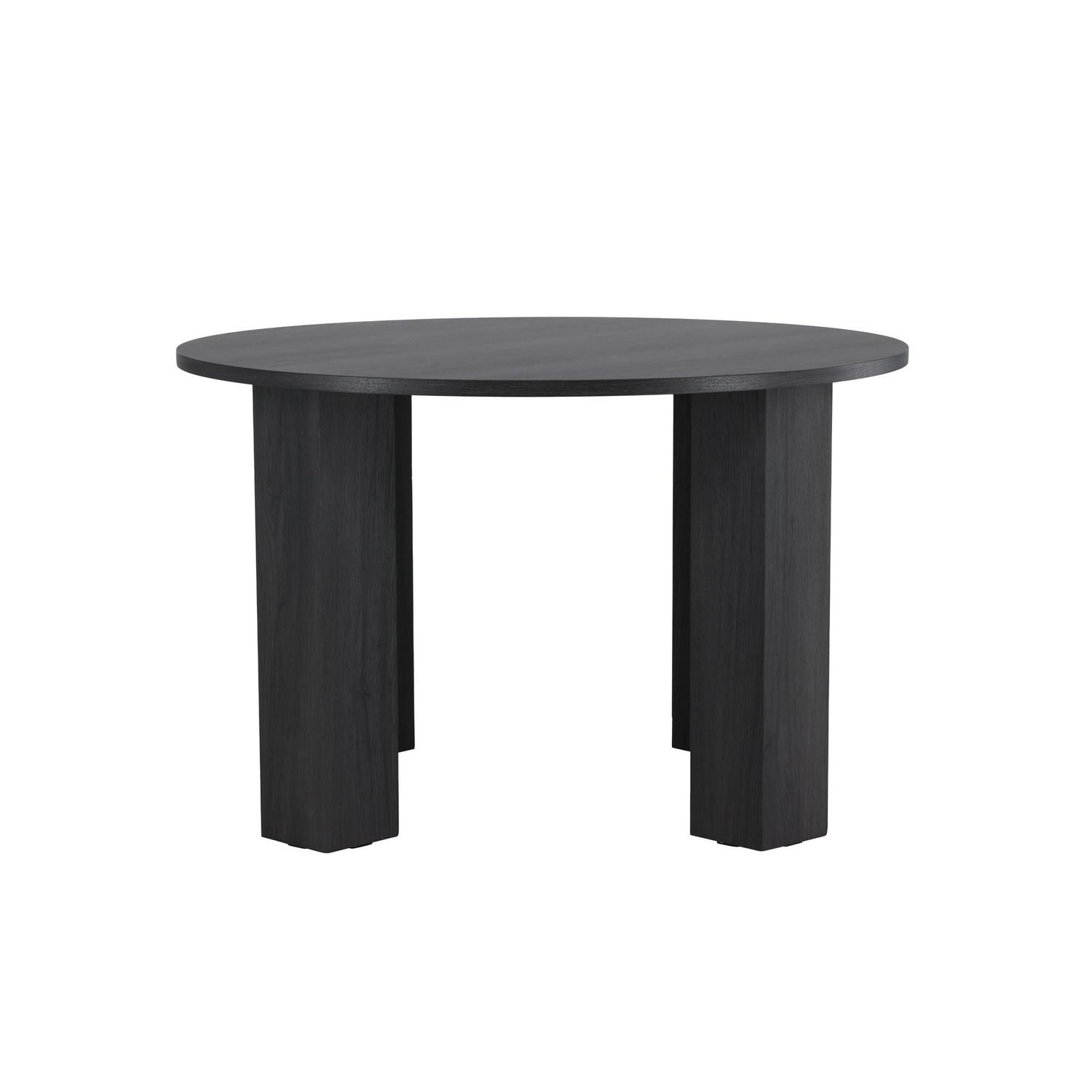 Esstisch Juno Ø120cm - Schwarz-Esstisch Rund-Venture Home-le canapé