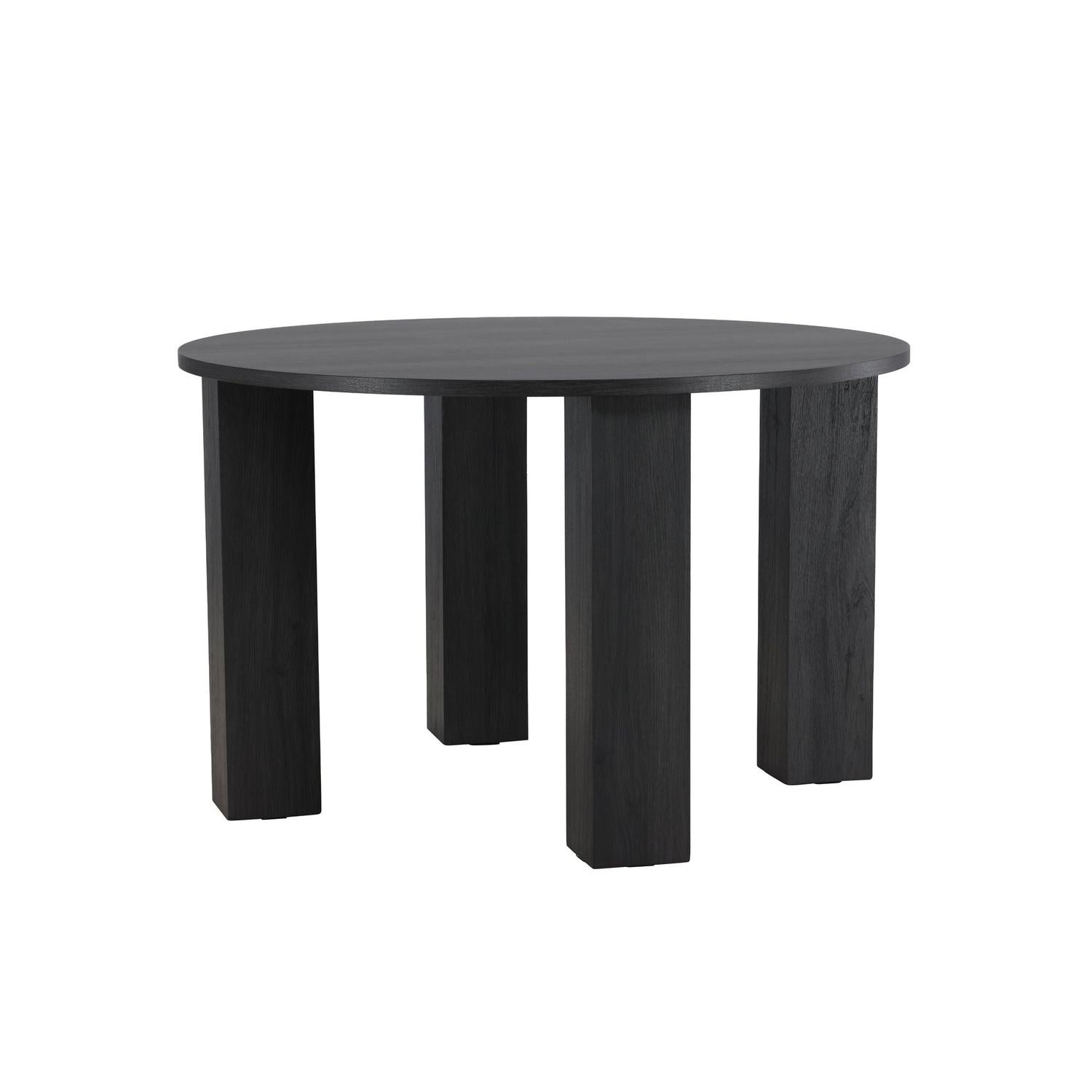 Esstisch Juno Ø120cm - Schwarz-Esstisch Rund-Venture Home-le canapé