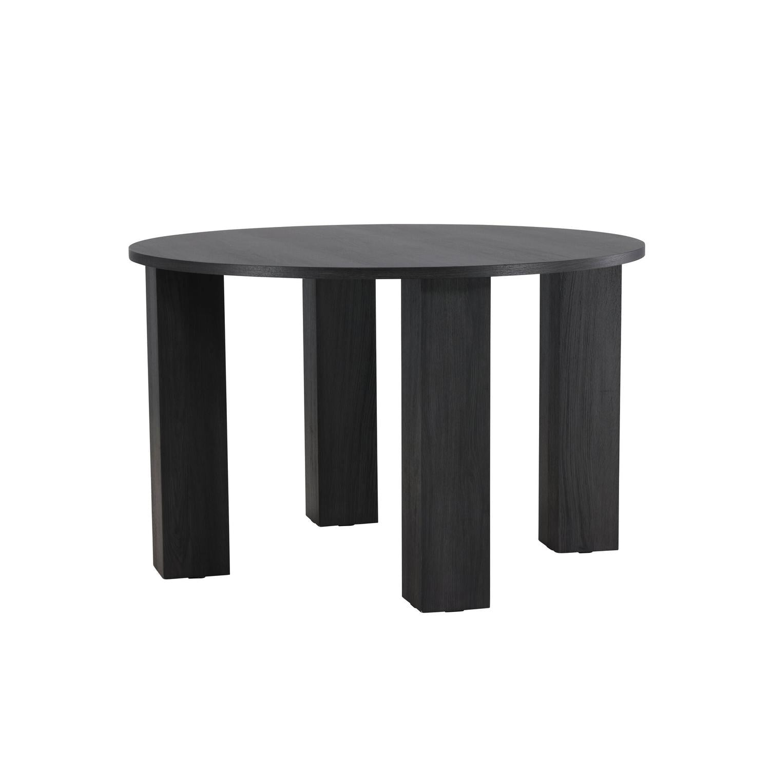Esstisch Juno Ø120cm - Schwarz-Esstisch Rund-Venture Home-le canapé