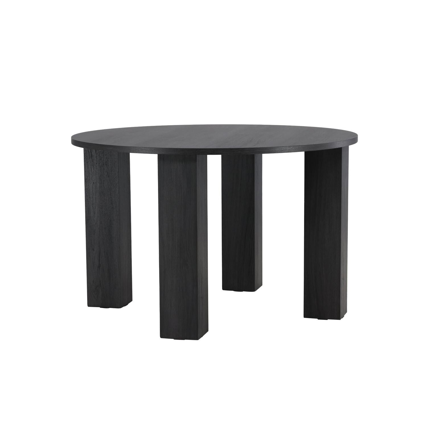 Esstisch Juno Ø120cm - Schwarz-Esstisch Rund-Venture Home-le canapé