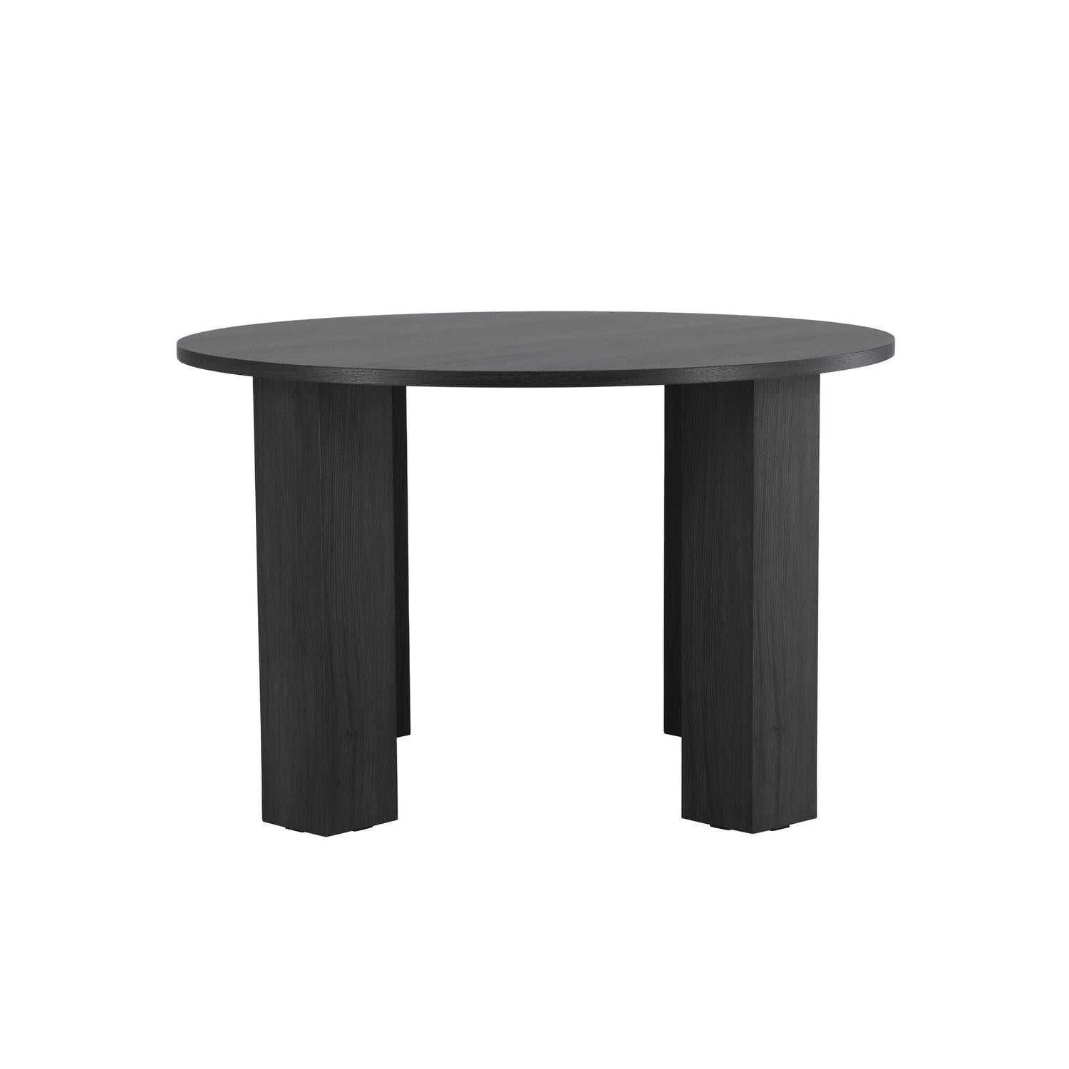 Esstisch Juno Ø120cm - Schwarz-Esstisch Rund-Venture Home-le canapé