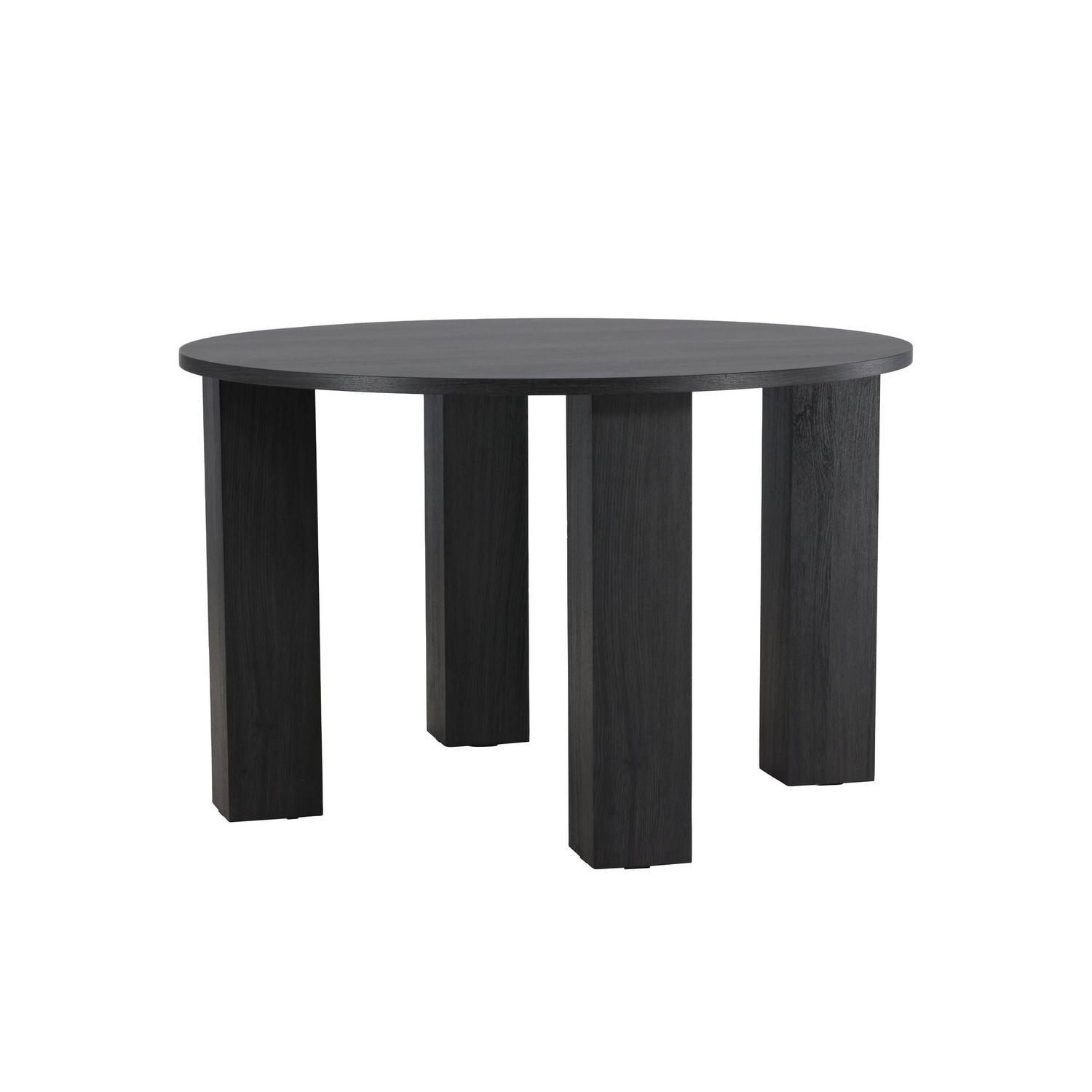 Esstisch Juno Ø120cm - Schwarz-Esstisch Rund-Venture Home-le canapé