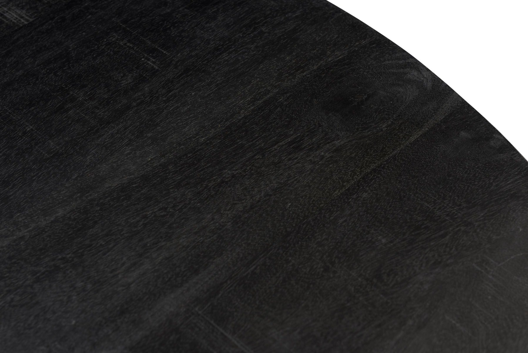 Esstisch Kala aus Mangoholz Ø150cm - Schwarz-Esstische Rund-Livingfurn-le canapé