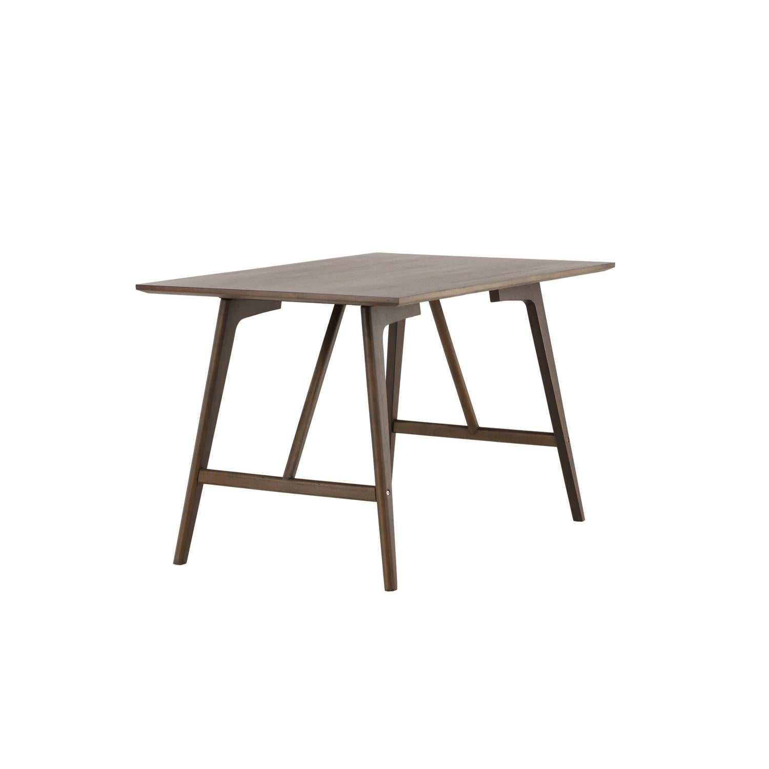 Esstisch Kaseidon 120cm - Dunkelbraun-Esstische Rechteckig-Venture Home-le canapé
