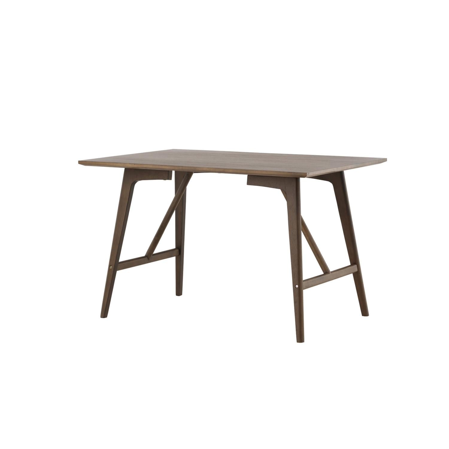 Esstisch Kaseidon 120cm - Dunkelbraun-Esstische Rechteckig-Venture Home-le canapé