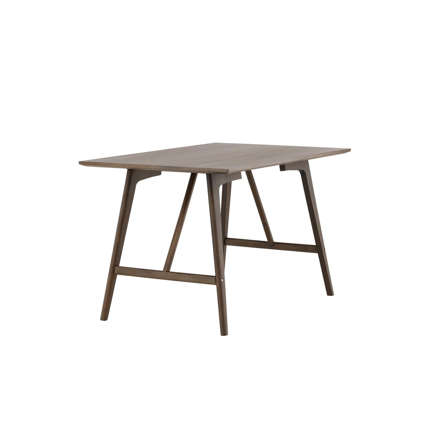 Esstisch Kaseidon 120cm - Dunkelbraun-Esstische Rechteckig-Venture Home-le canapé
