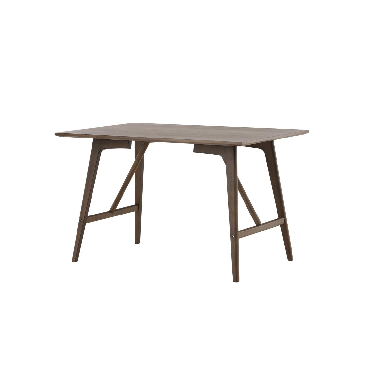 Esstisch Kaseidon 120cm - Dunkelbraun-Esstische Rechteckig-Venture Home-le canapé