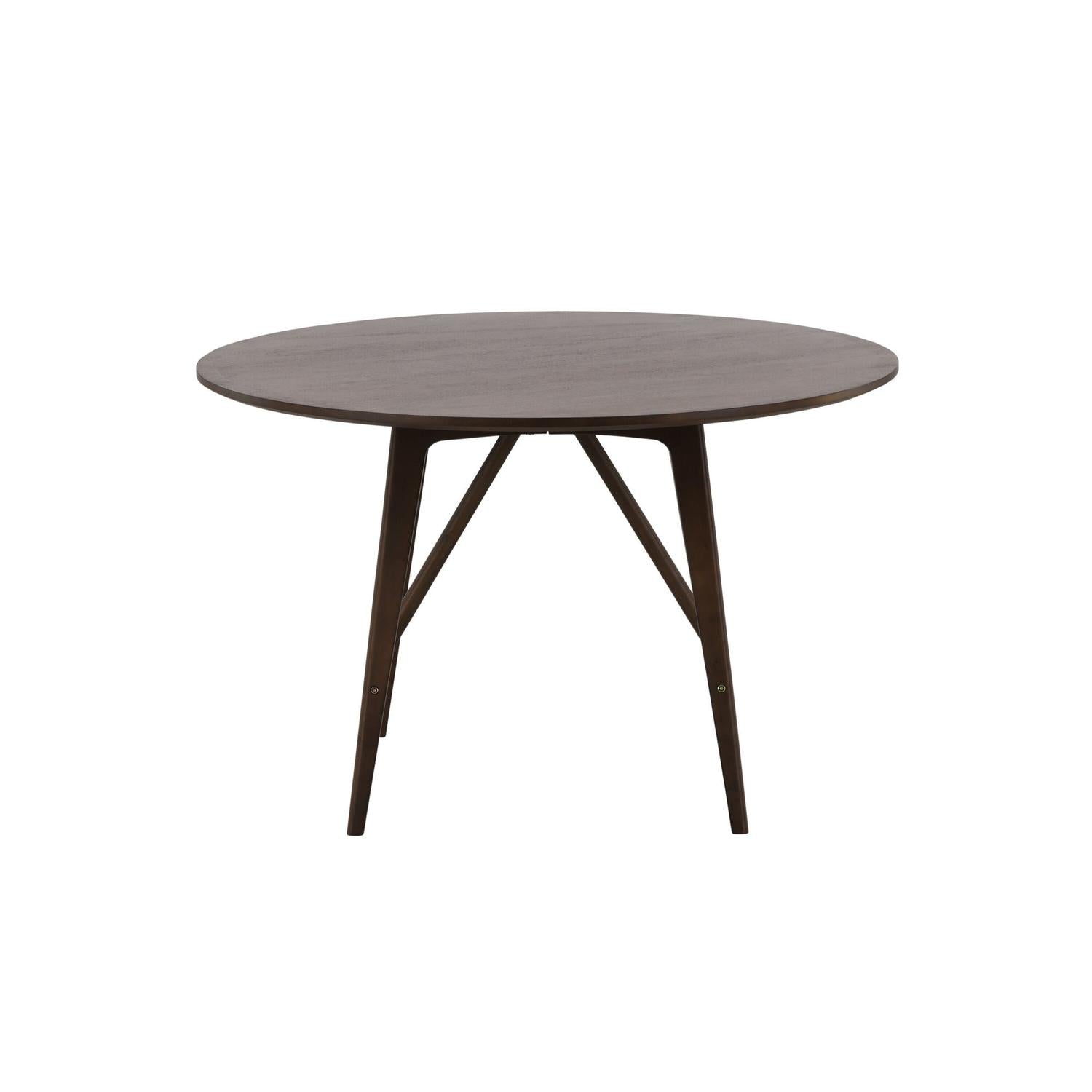 Esstisch Kaseidon Ø100cm - Dunkelbraun-Esstische Rund-Venture Home-le canapé