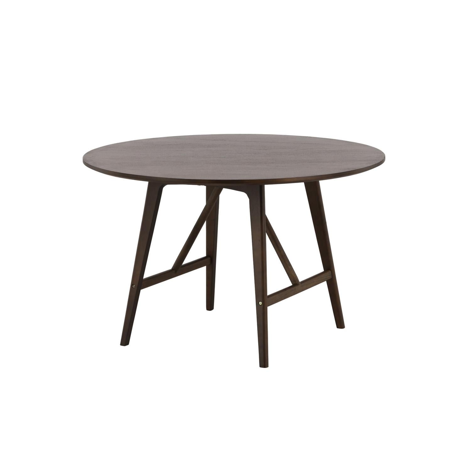 Esstisch Kaseidon Ø100cm - Dunkelbraun-Esstische Rund-Venture Home-le canapé