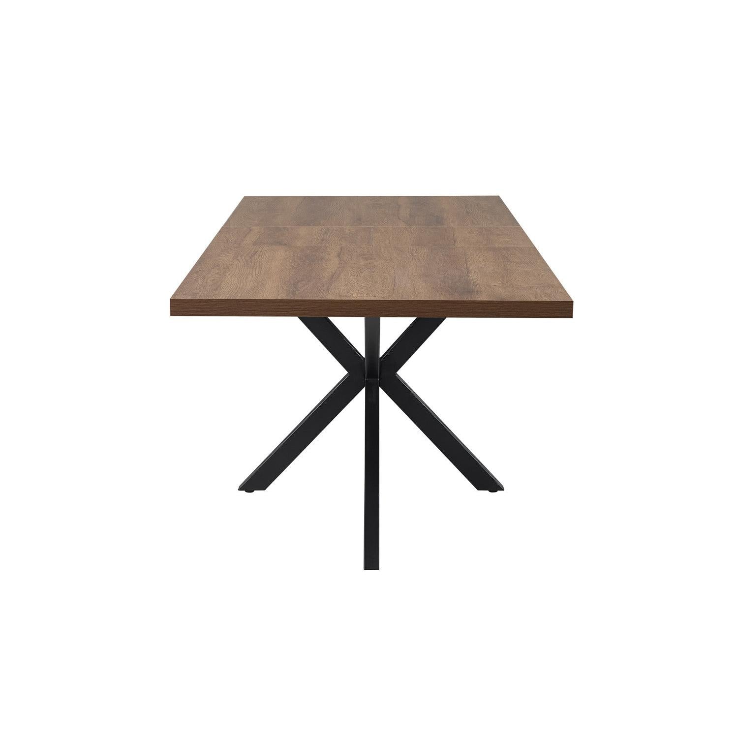 Esstisch Kos ausziehbar 160-200cm - Dunkelbraun-Esstisch ausziehbar-Rousseau-le canapé