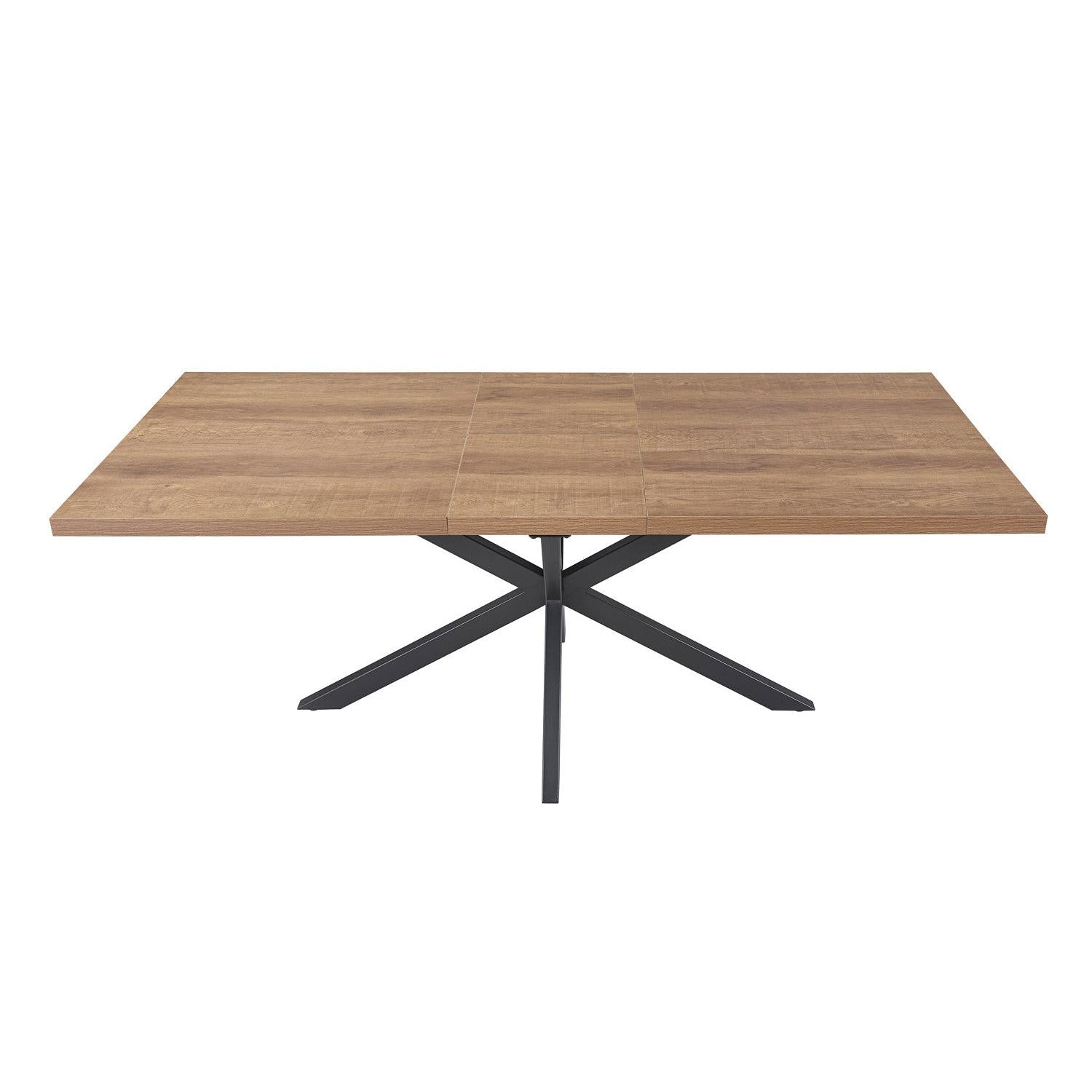 Esstisch Kos ausziehbar 160-200cm - Dunkelbraun-Esstisch ausziehbar-Rousseau-le canapé