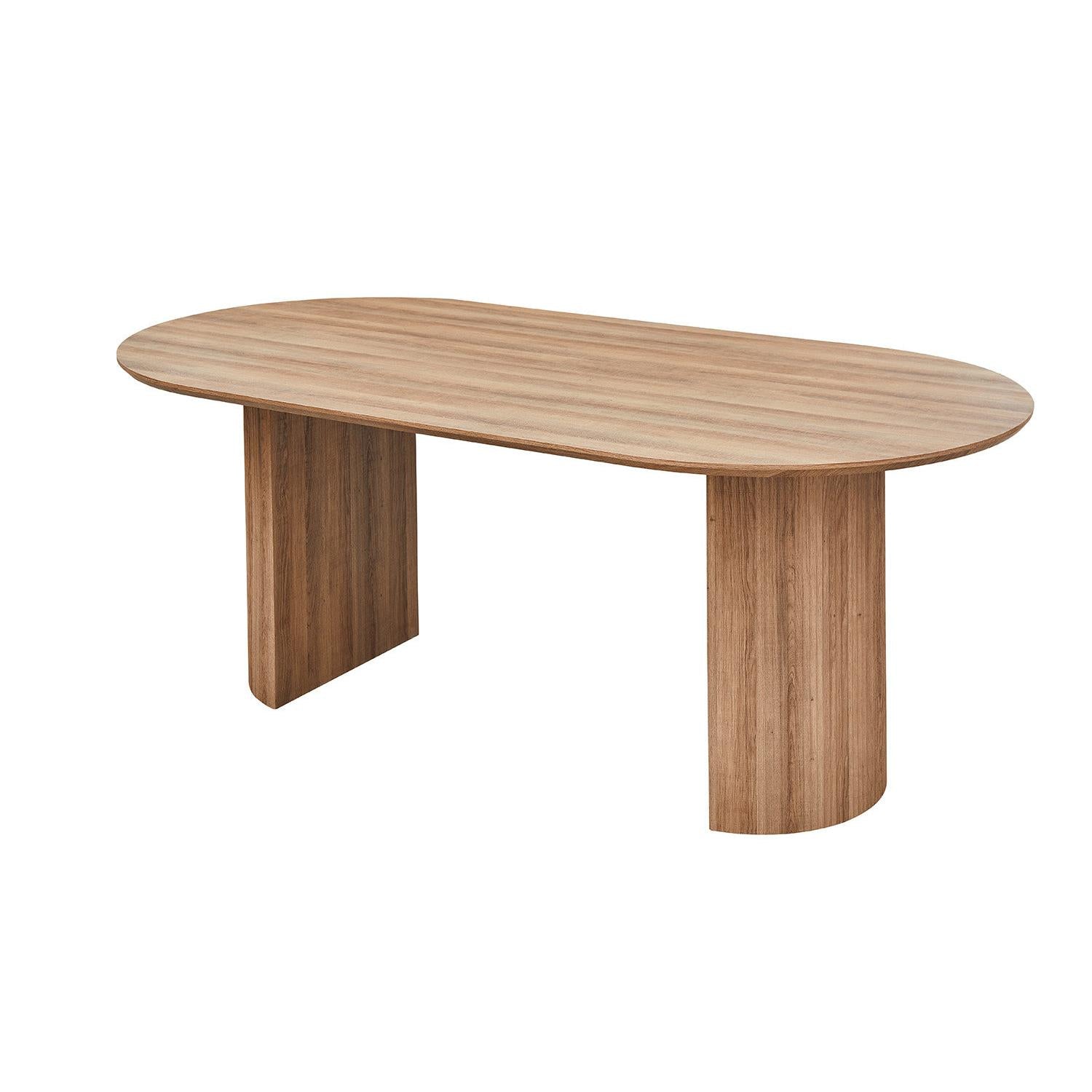 Esstisch Lagos 200cm Oval - Hellbraun-Esstisch Oval-Rousseau-le canapé