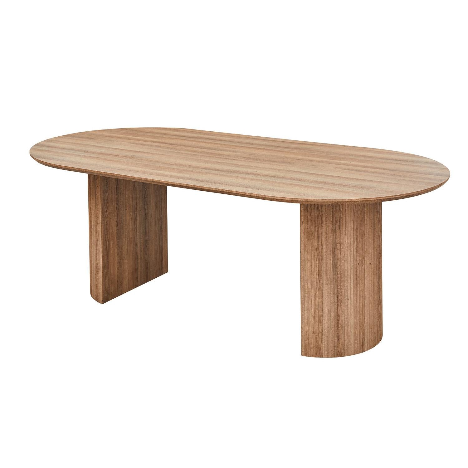 Esstisch Lagos 220cm Oval - Hellbraun-Esstisch Oval-Rousseau-le canapé