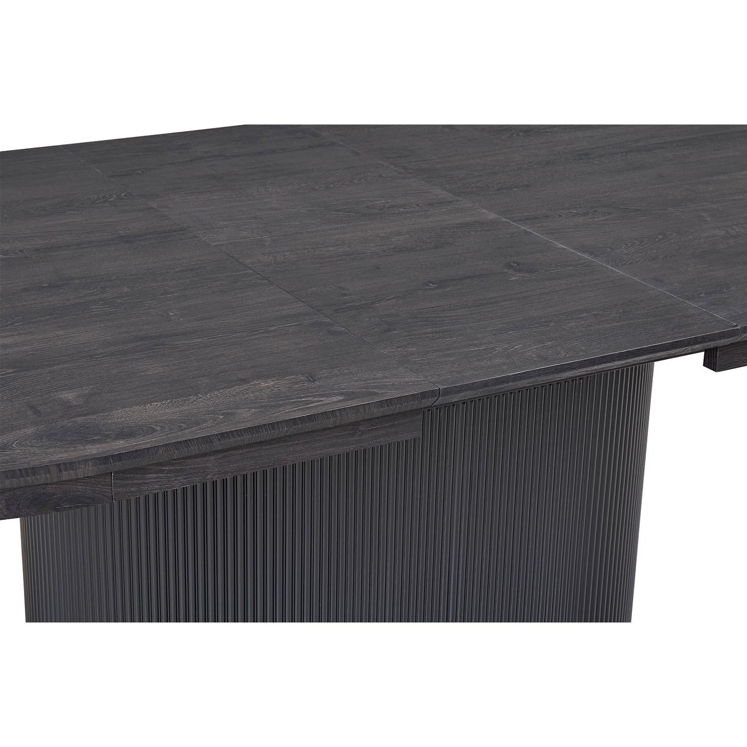 Esstisch Lagos ausziehbar 180-220 cm Oval - Dunkelbraun-Esstisch ausziehbar-Rousseau-le canapé