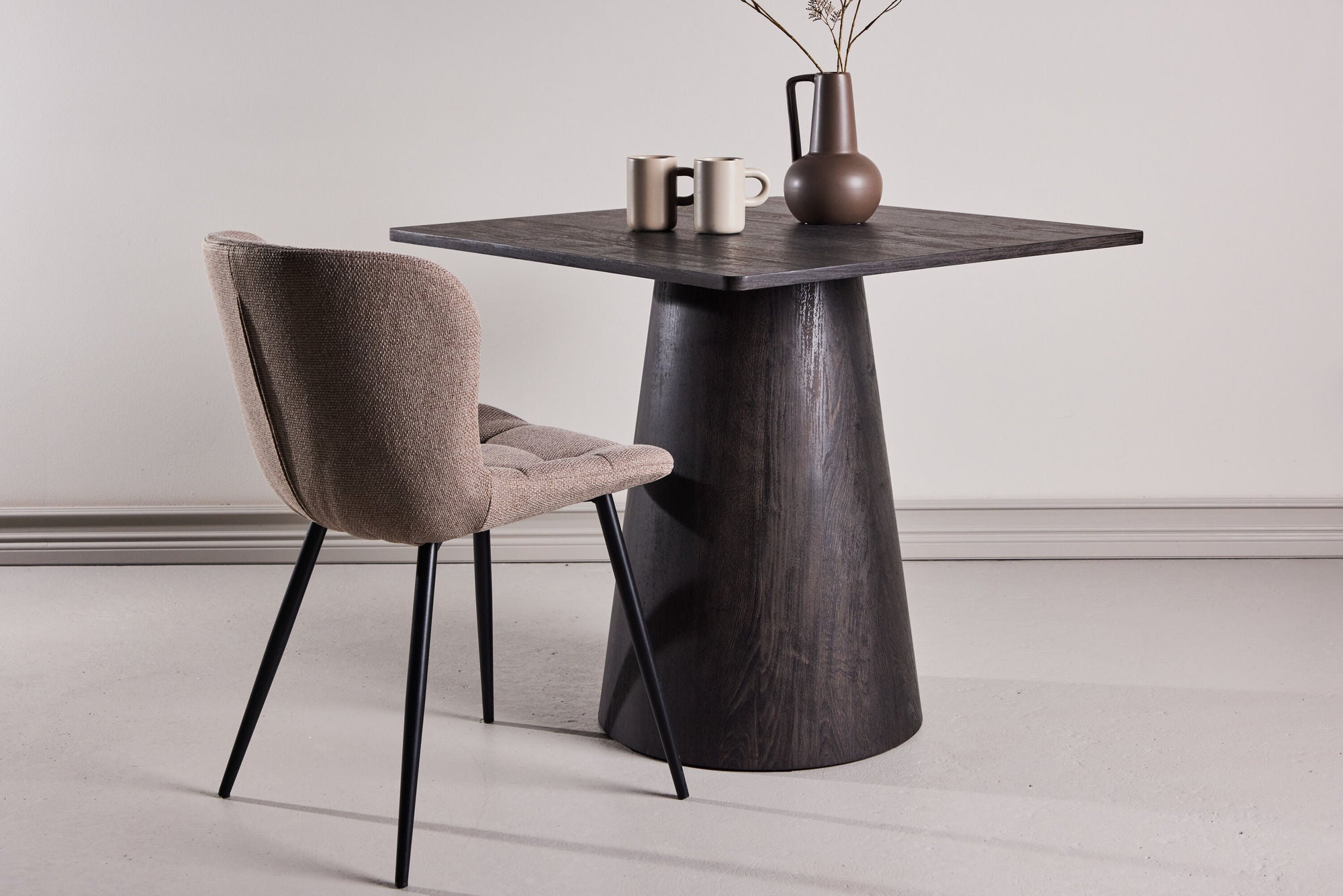 Esstisch Lanzi Quadratisch 80cm - Mokka-Esstische Rechteckig-Venture Home-le canapé