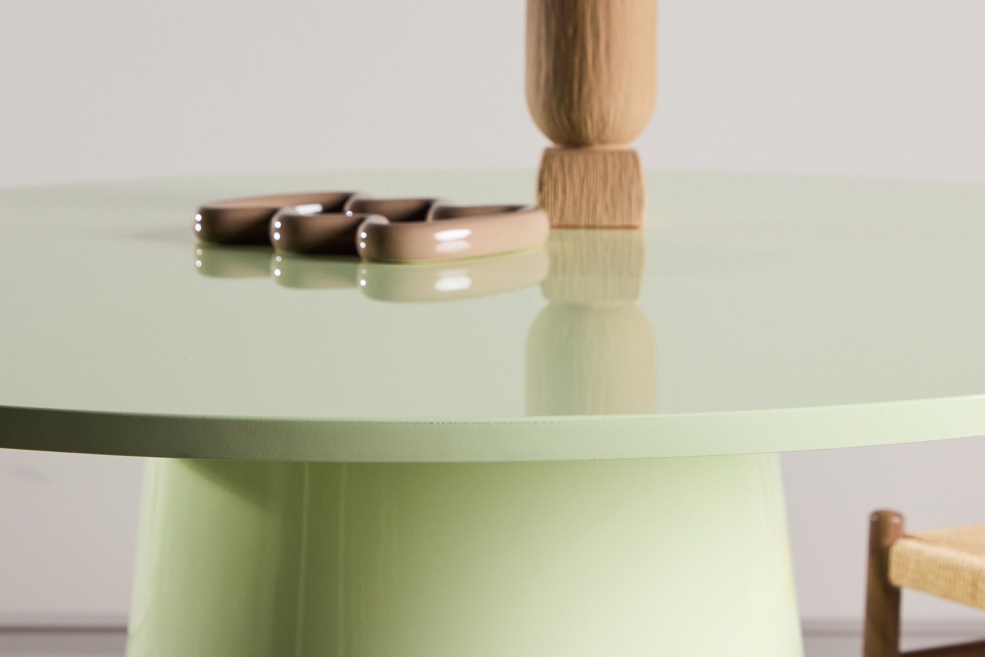 Esstisch Lanzo Ø120cm - Matcha Grün-Esstische Rund-Venture Home-le canapé