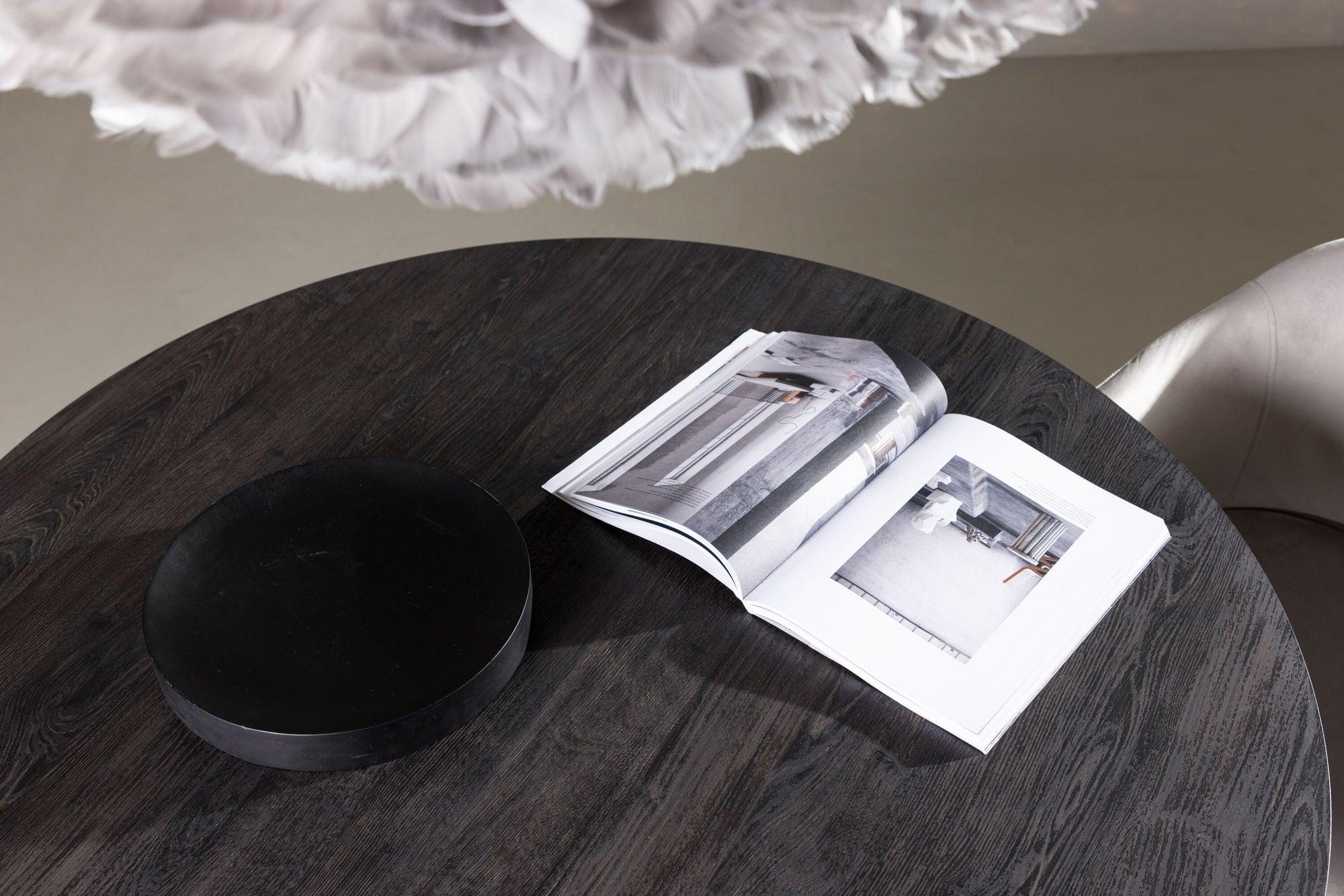 Esstisch Lanzo Ø120cm - Mokka-Esstische Rund-Venture Home-le canapé