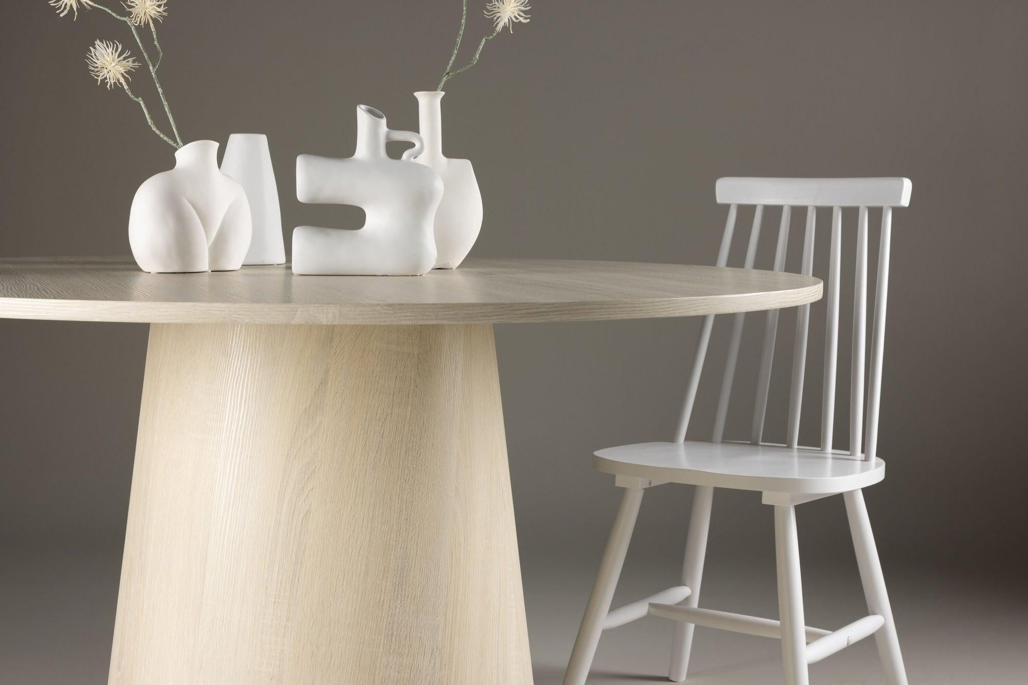 Esstisch Lanzo Ø120cm - Whitewash-Esstisch Rund-Venture Home-le canapé