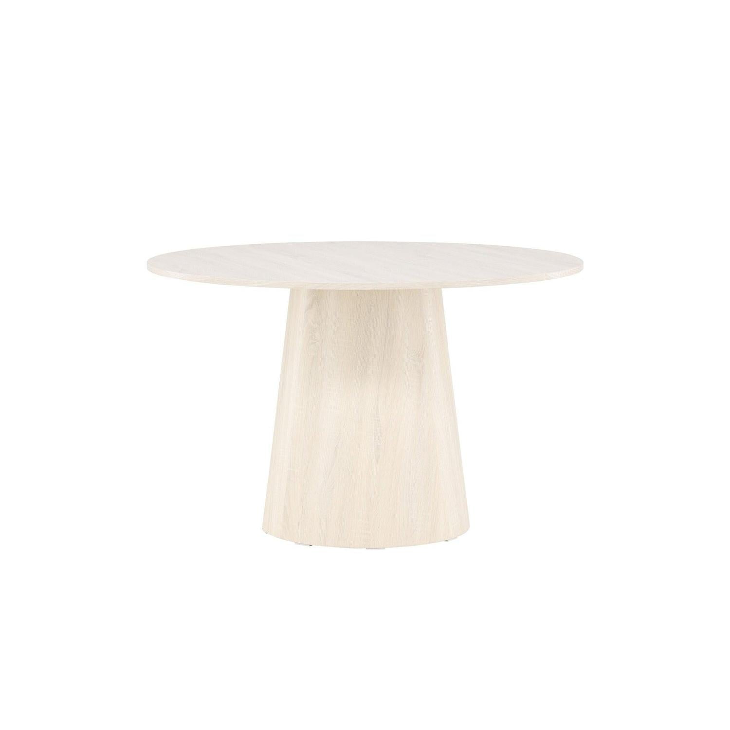 Esstisch Lanzo Ø120cm - Whitewash-Esstisch Rund-Venture Home-le canapé