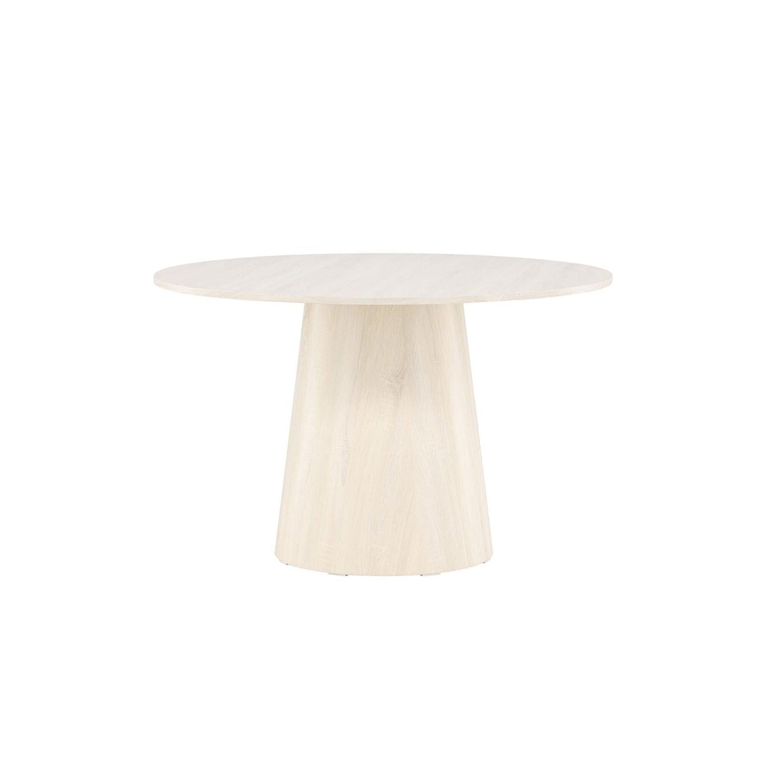 Esstisch Lanzo Ø120cm - Whitewash-Esstisch Rund-Venture Home-le canapé