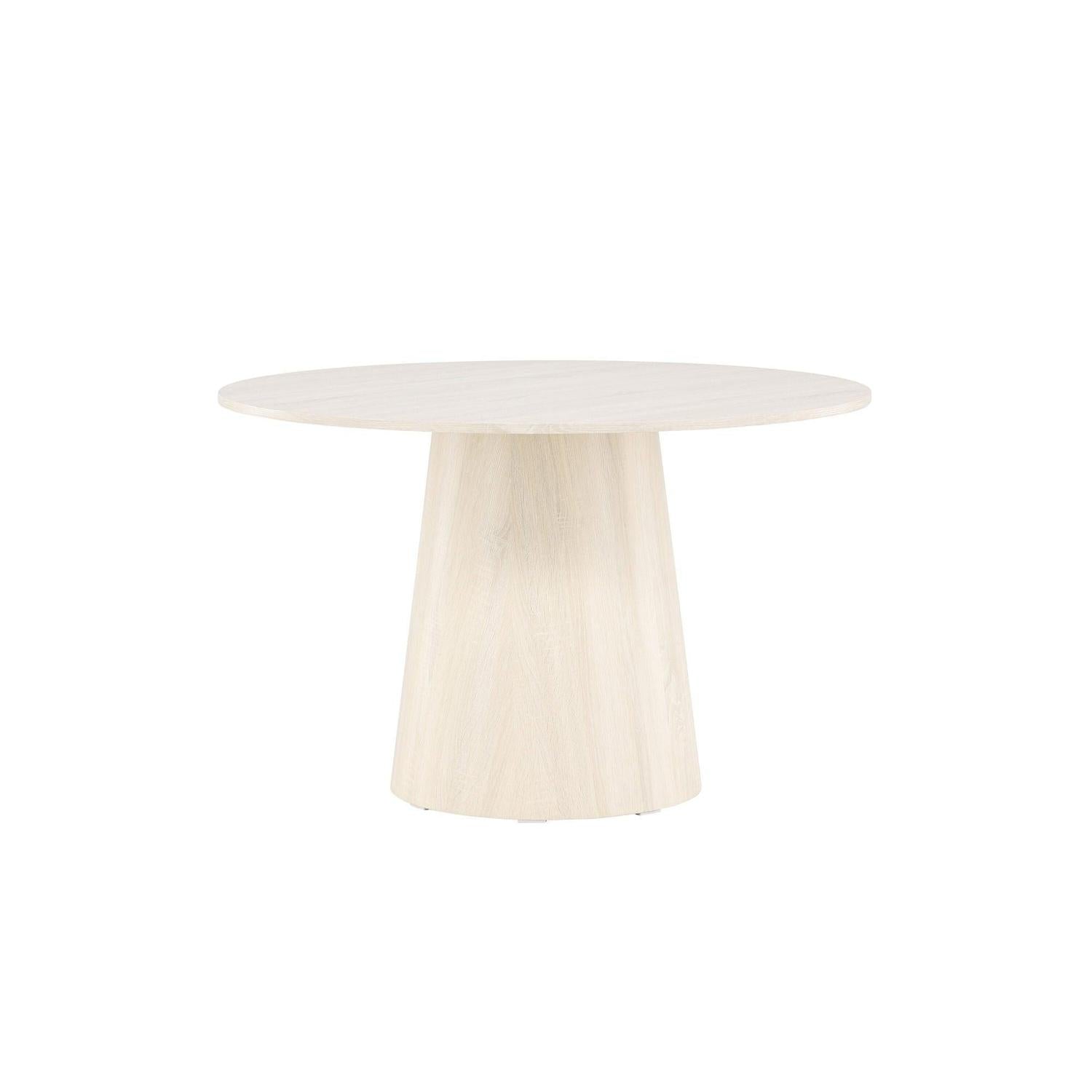 Esstisch Lanzo Ø120cm - Whitewash-Esstisch Rund-Venture Home-le canapé