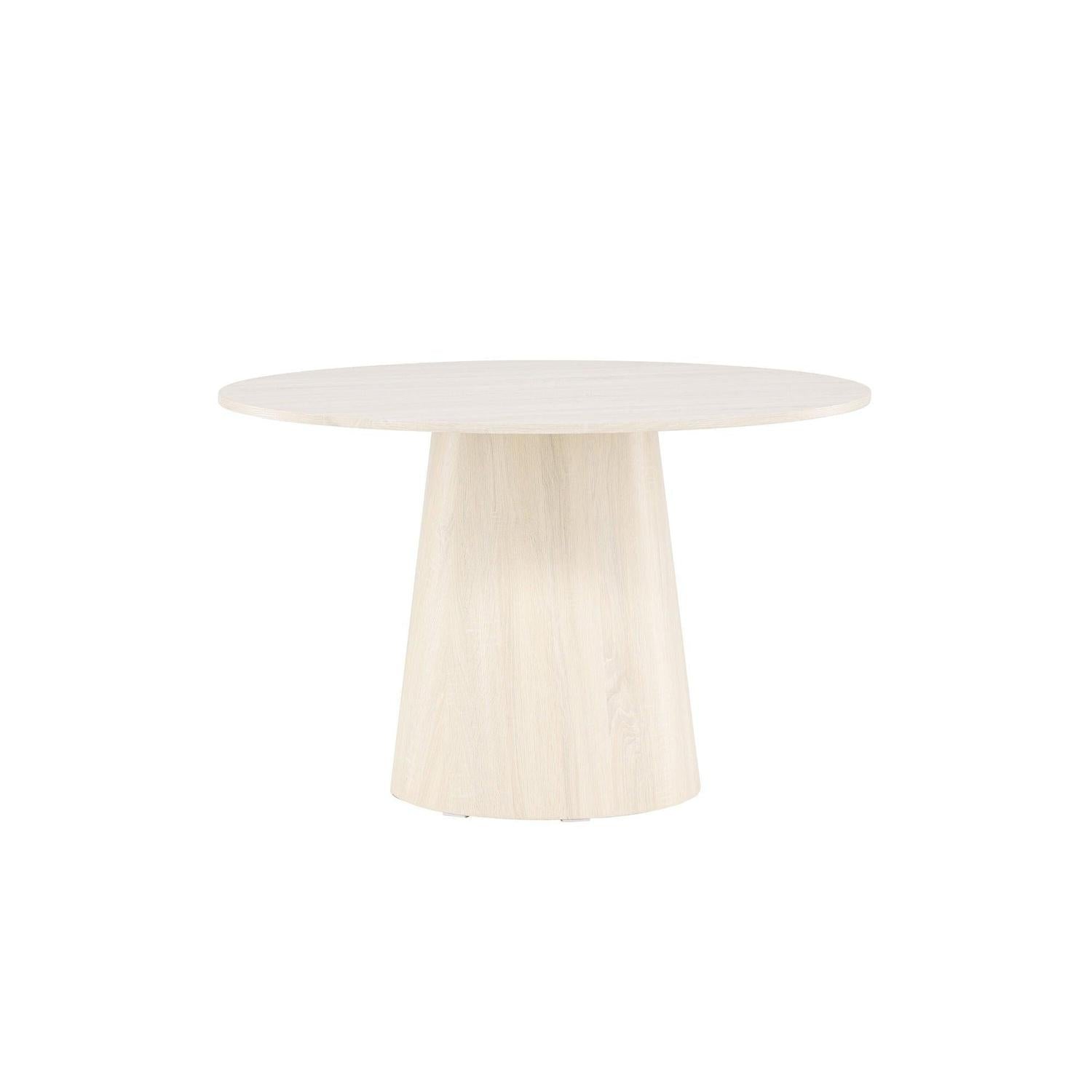 Esstisch Lanzo Ø120cm - Whitewash-Esstisch Rund-Venture Home-le canapé