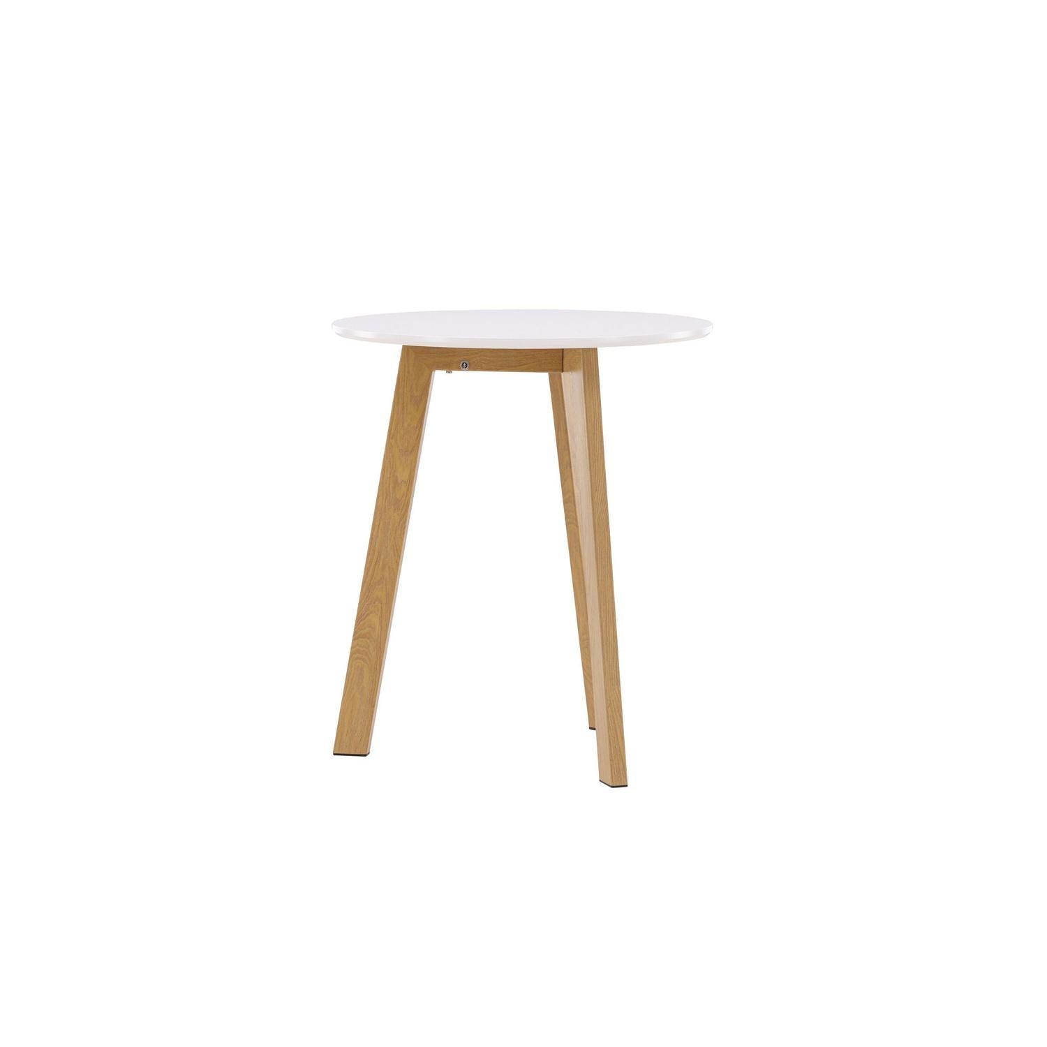 Esstisch Leonora Ø65cm - Weiß-Esstisch Rund-Venture Home-le canapé