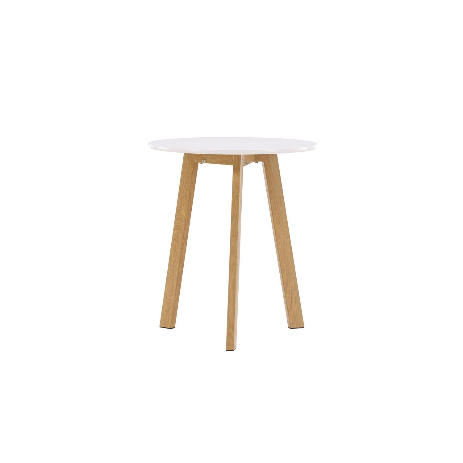 Esstisch Leonora Ø65cm - Weiß-Esstische Rund-Venture Home-le canapé