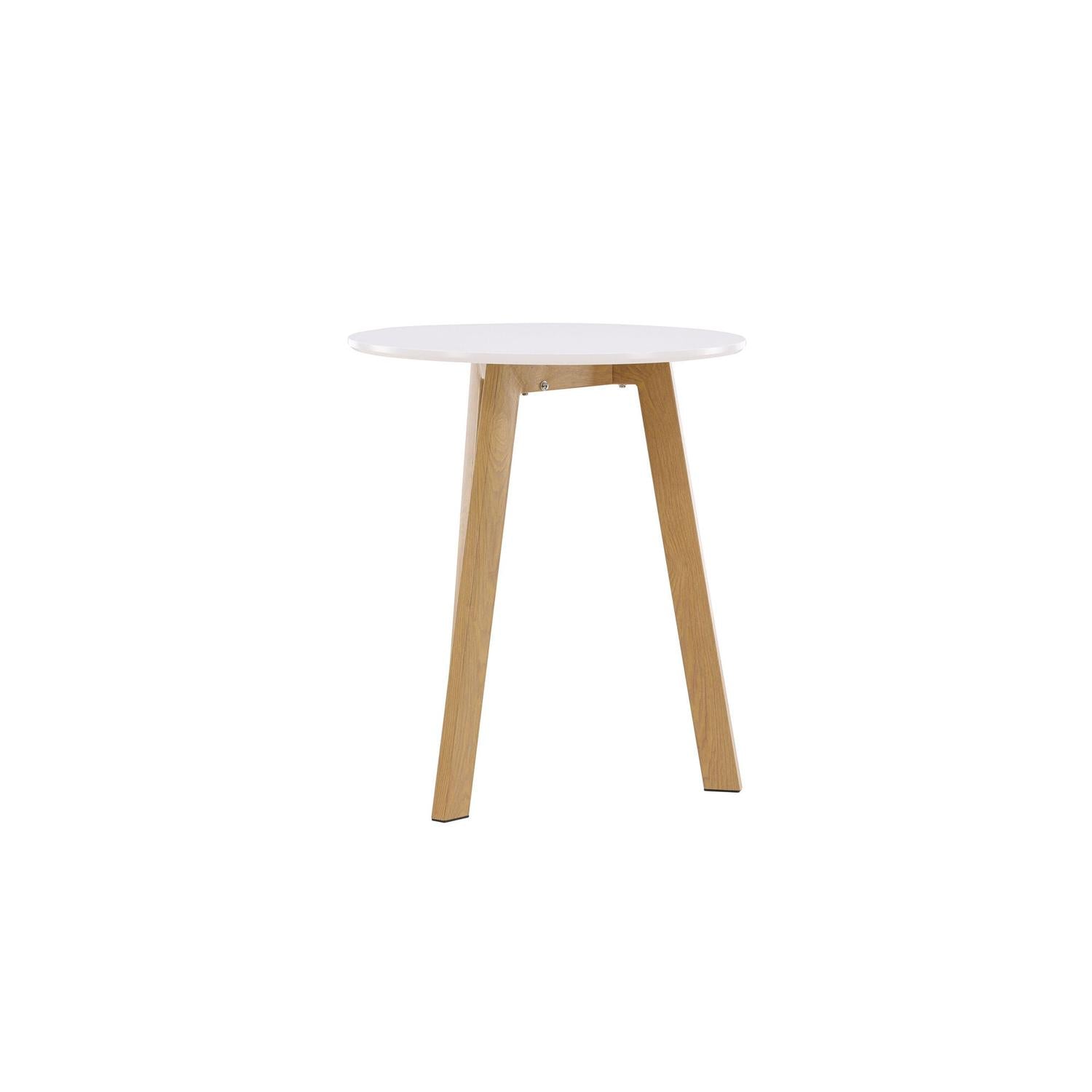 Esstisch Leonora Ø65cm - Weiß-Esstische Rund-Venture Home-le canapé