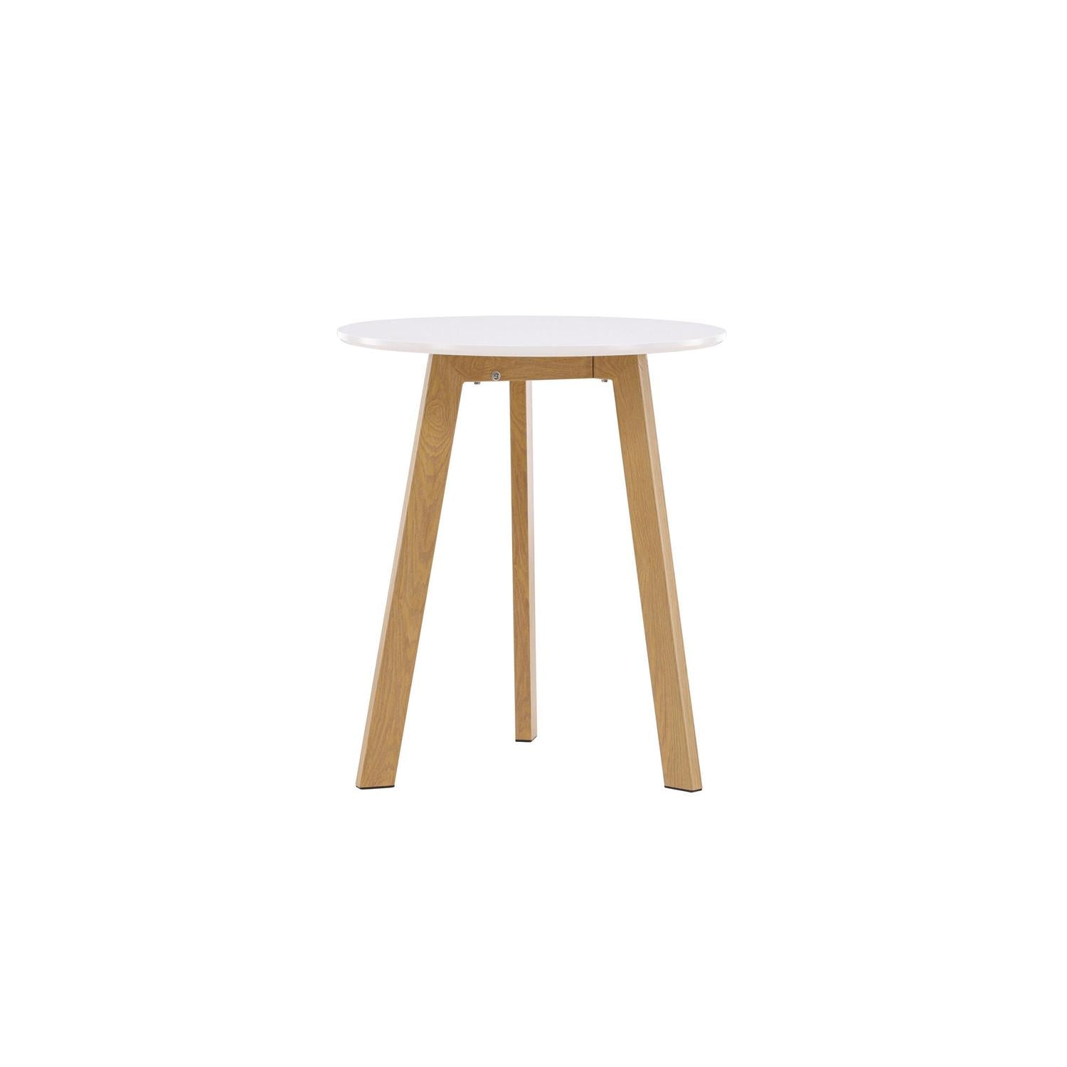 Esstisch Leonora Ø65cm - Weiß-Esstische Rund-Venture Home-le canapé