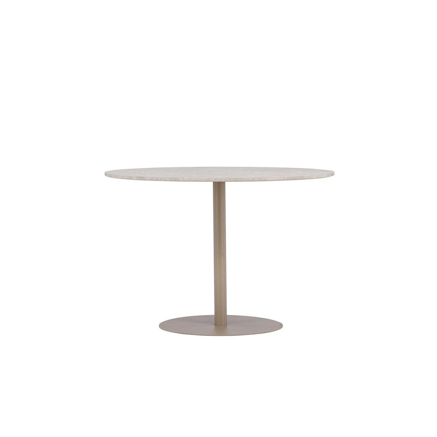 Esstisch Lycke ⌀110cm - Marmoroptik-Esstisch Rund-Venture Home-le canapé