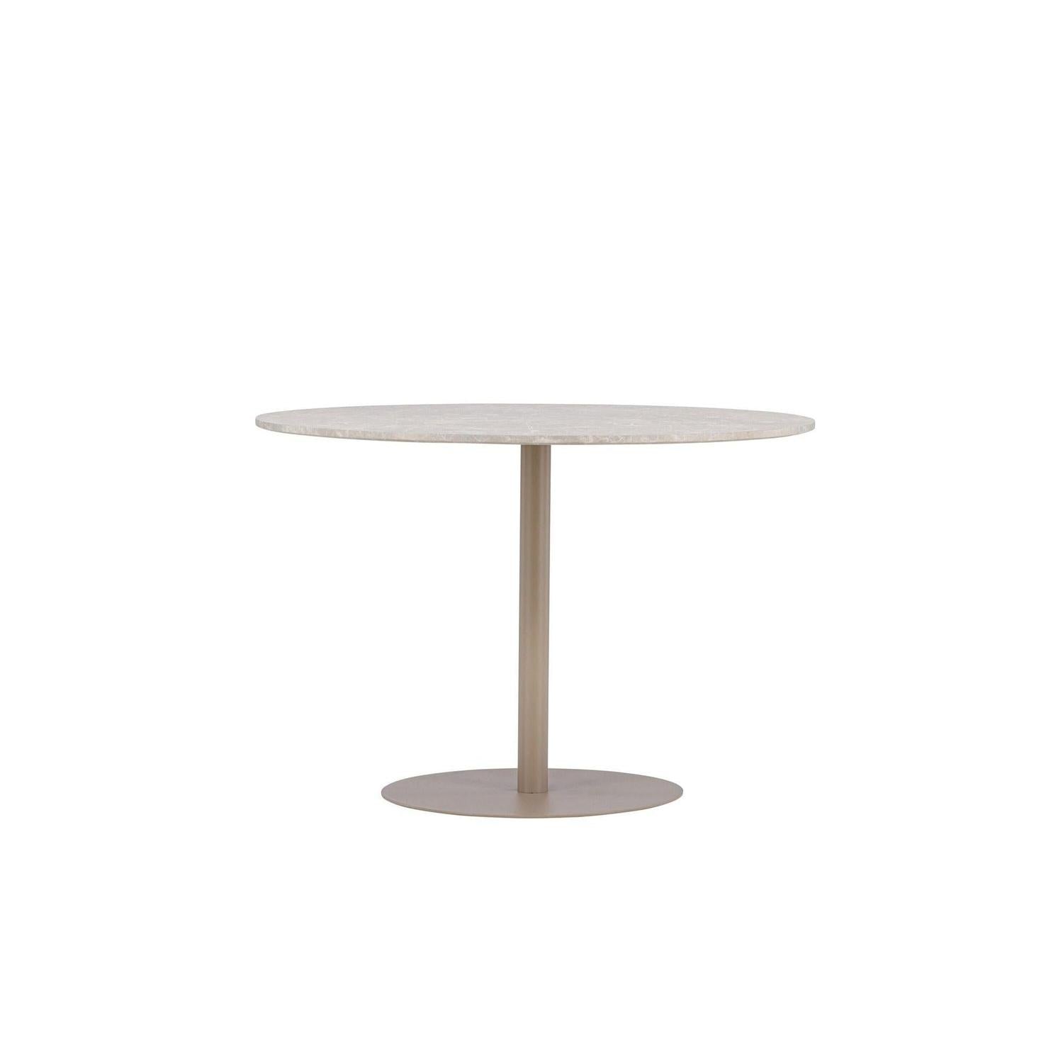 Esstisch Lycke ⌀110cm - Marmoroptik-Esstisch Rund-Venture Home-le canapé