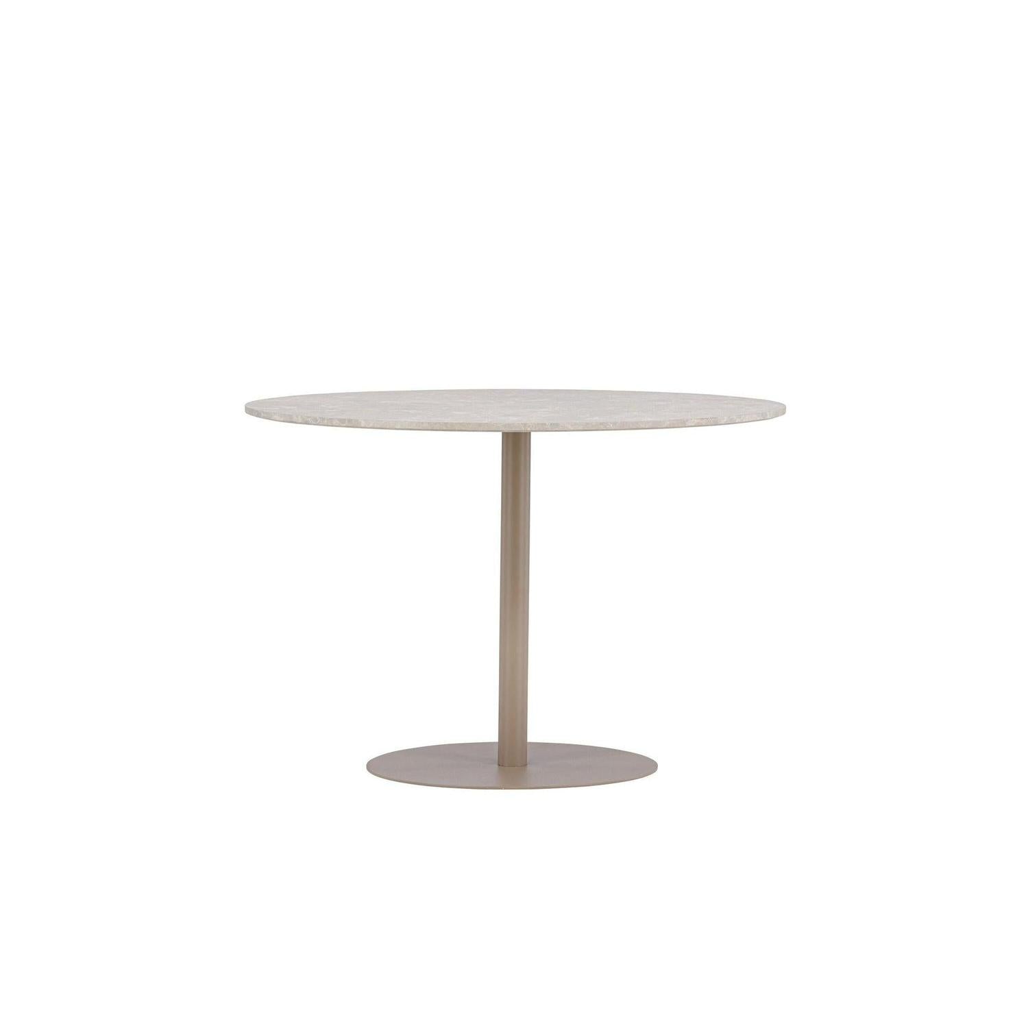 Esstisch Lycke Ø110cm - Marmoroptik-Esstische Rund-Venture Home-le canapé