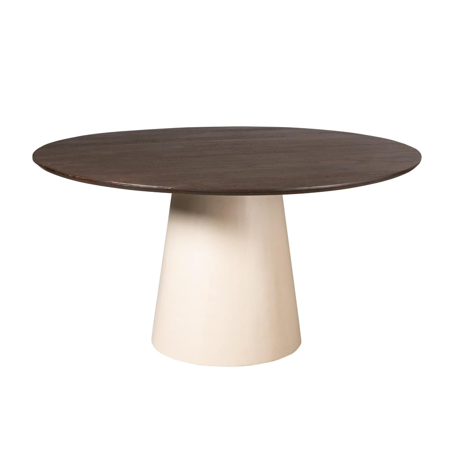 Esstisch Madison aus Mangoholz Ø130cm - Dunkelbraun-Esstische Rund-Starfurn-le canapé