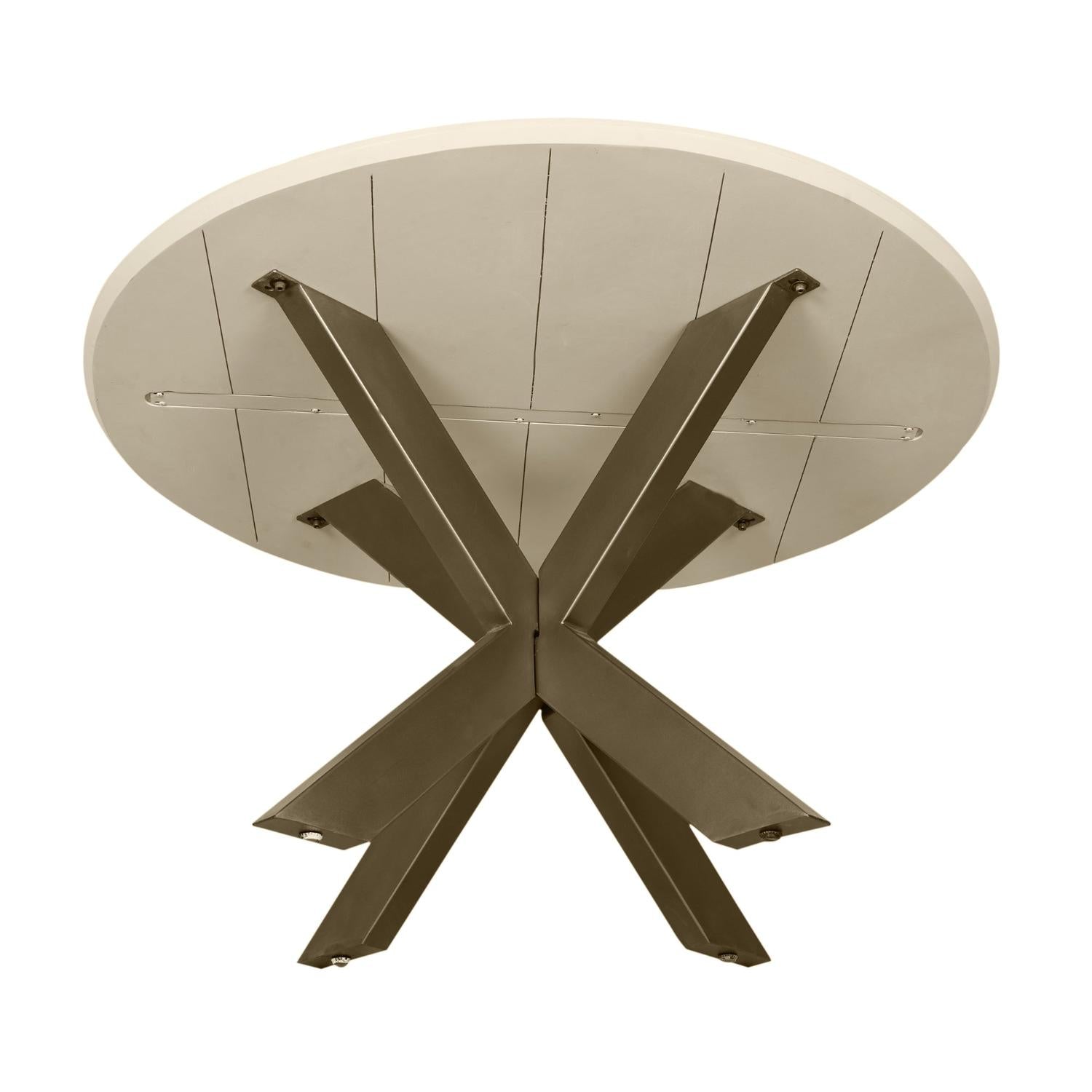 Esstisch Madison aus Mangoholz Ø130cm - Sandbraun-Esstische Rund-Starfurn-le canapé