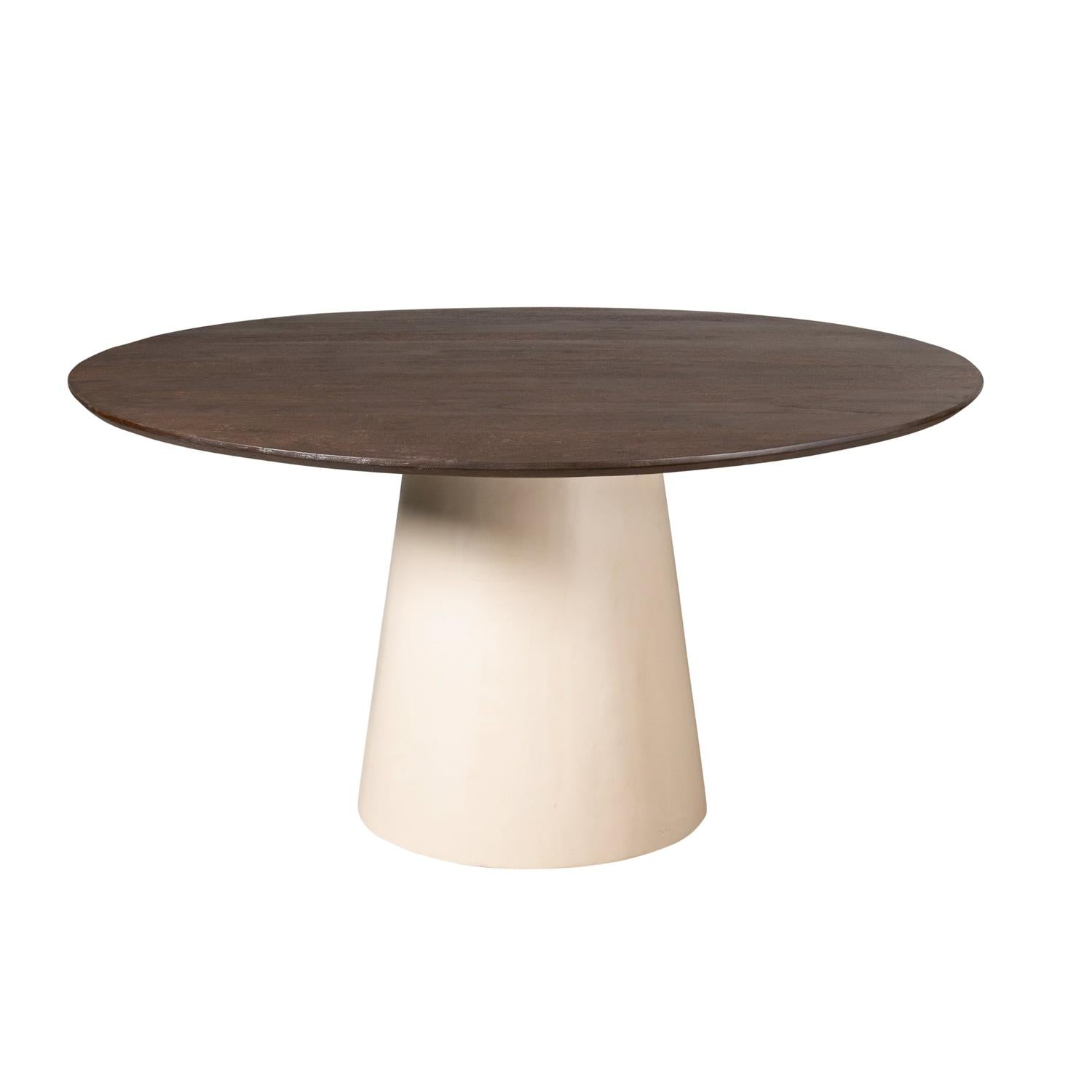 Esstisch Madison aus Mangoholz Ø150cm - Dunkelbraun-Esstische Rund-Starfurn-le canapé