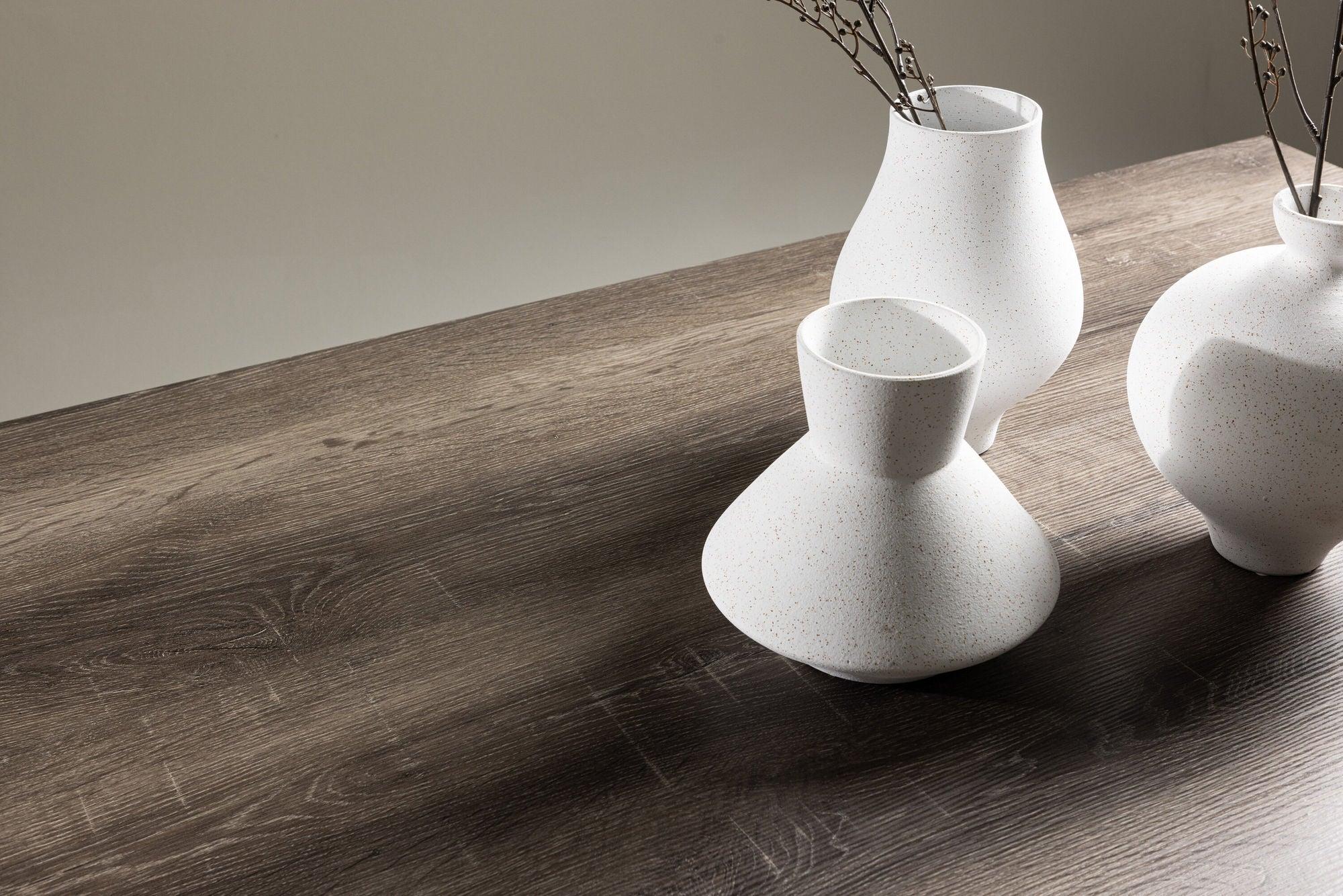 Esstisch Marina 180*90cm - Mokka/Schwarz-Esstisch Rechteckig-Venture Home-le canapé