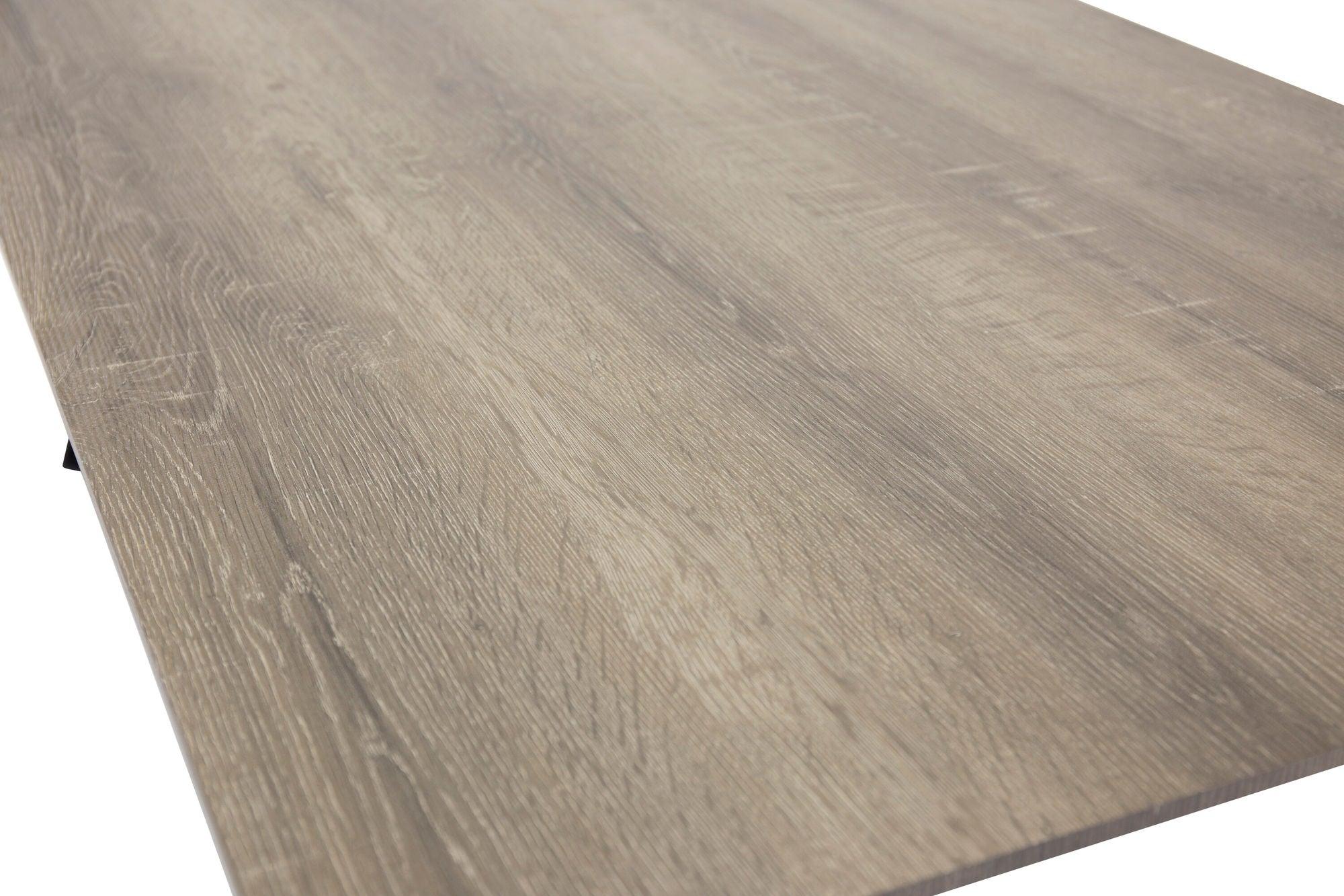 Esstisch Marina 180*90cm - Mokka/Schwarz-Esstisch Rechteckig-Venture Home-le canapé