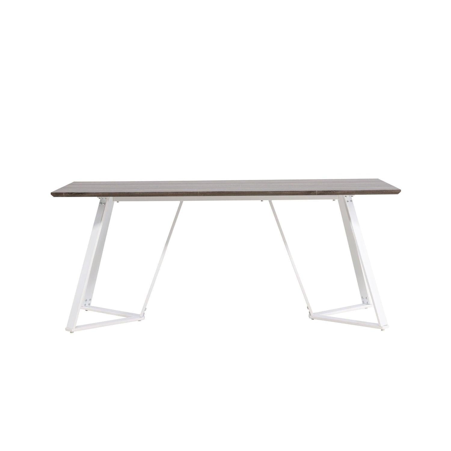 Esstisch Marina 180*90cm - Mokka/Weiß-Esstisch Rechteckig-Venture Home-le canapé