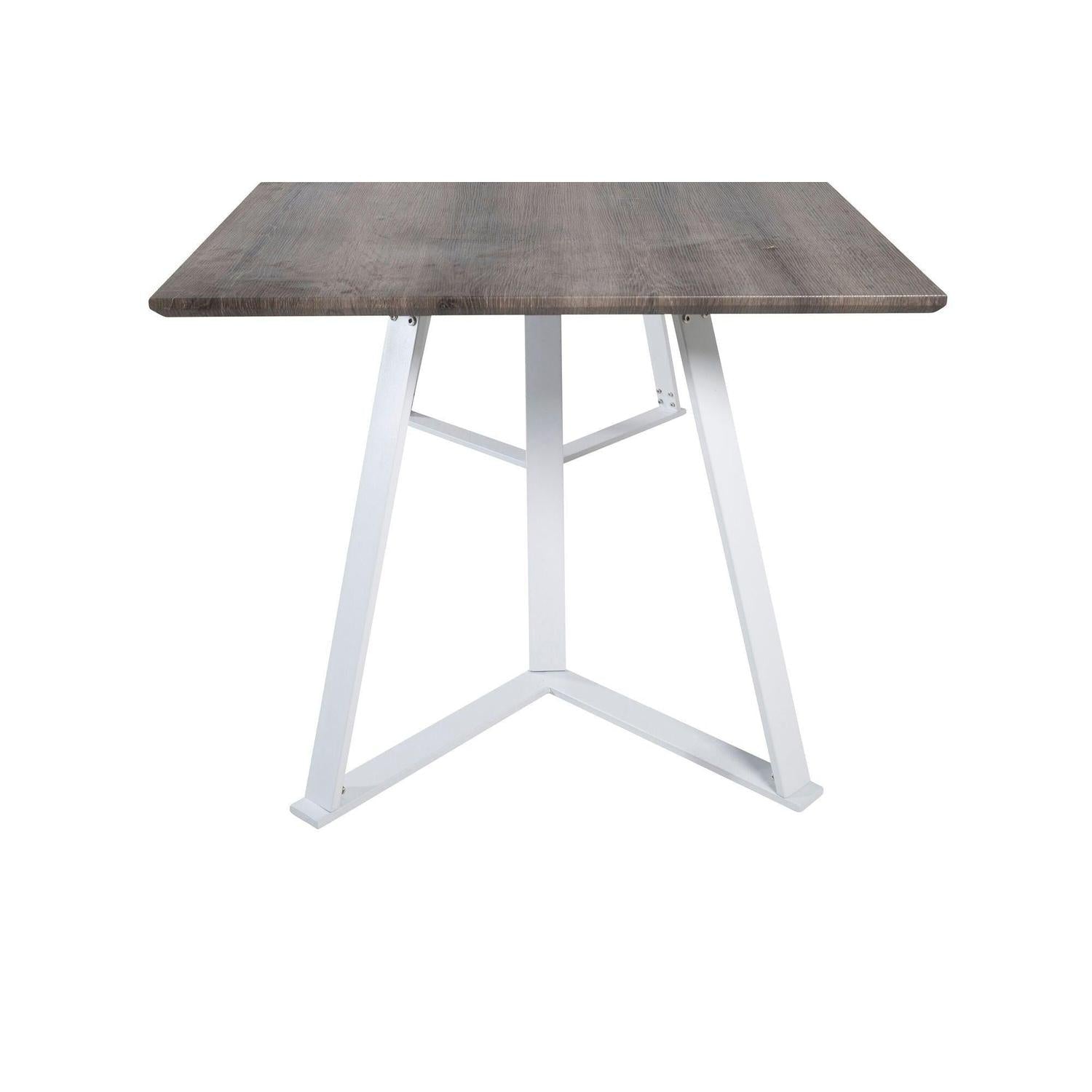 Esstisch Marina 180*90cm - Mokka/Weiß-Esstisch Rechteckig-Venture Home-le canapé