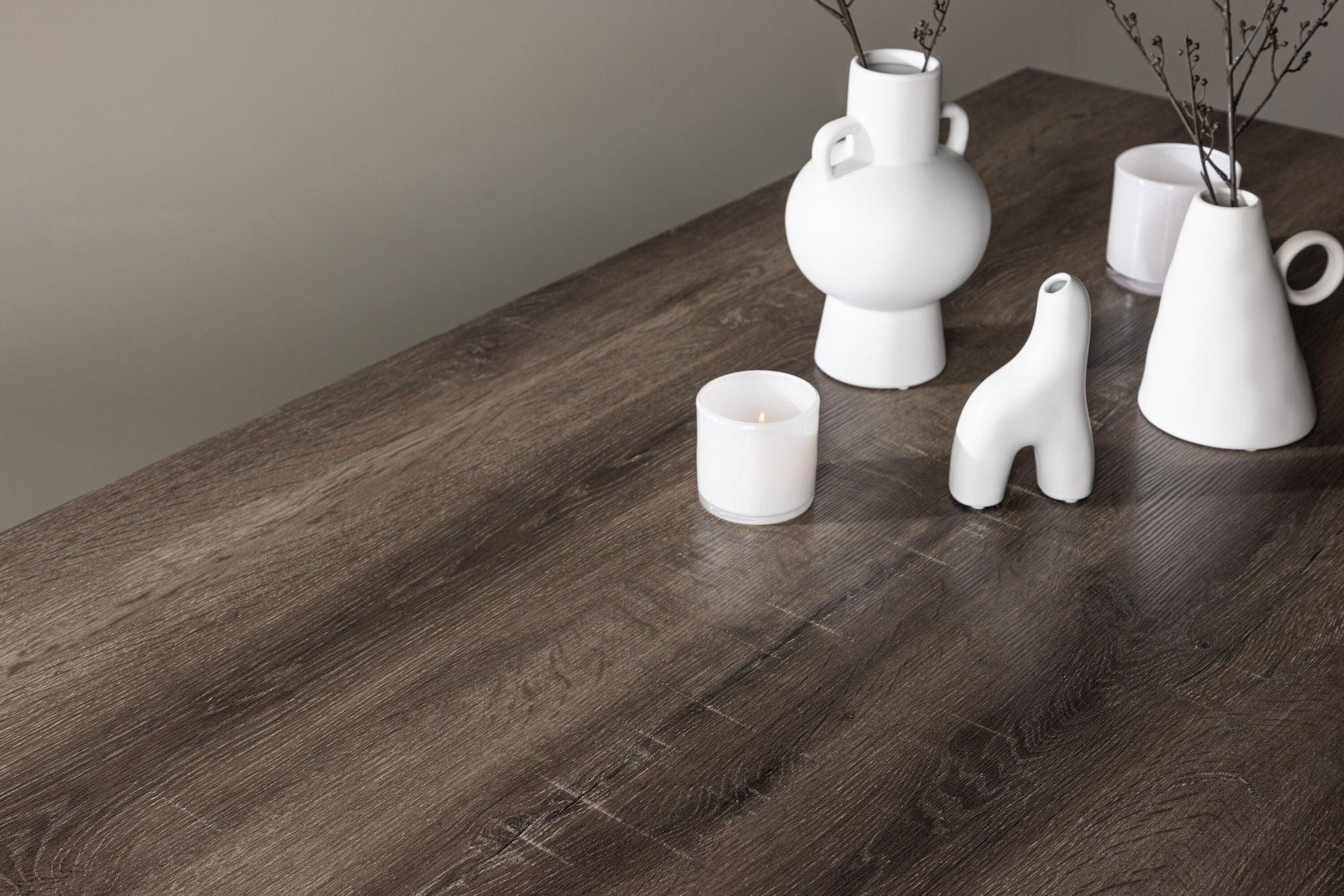 Esstisch Marina 180*90cm - Mokka/Weiß-Esstisch Rechteckig-Venture Home-le canapé