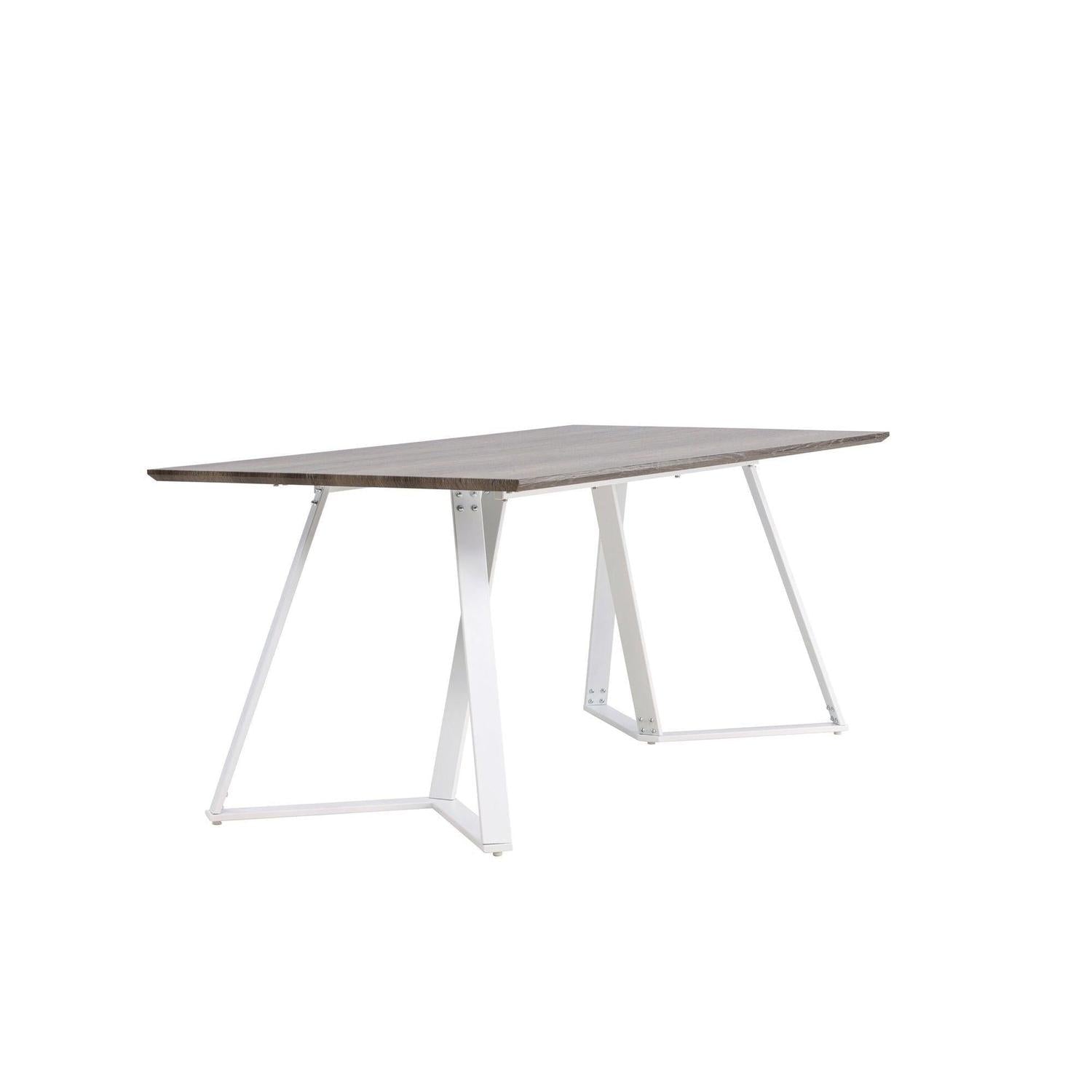 Esstisch Marina 180*90cm - Mokka/Weiß-Esstisch Rechteckig-Venture Home-le canapé