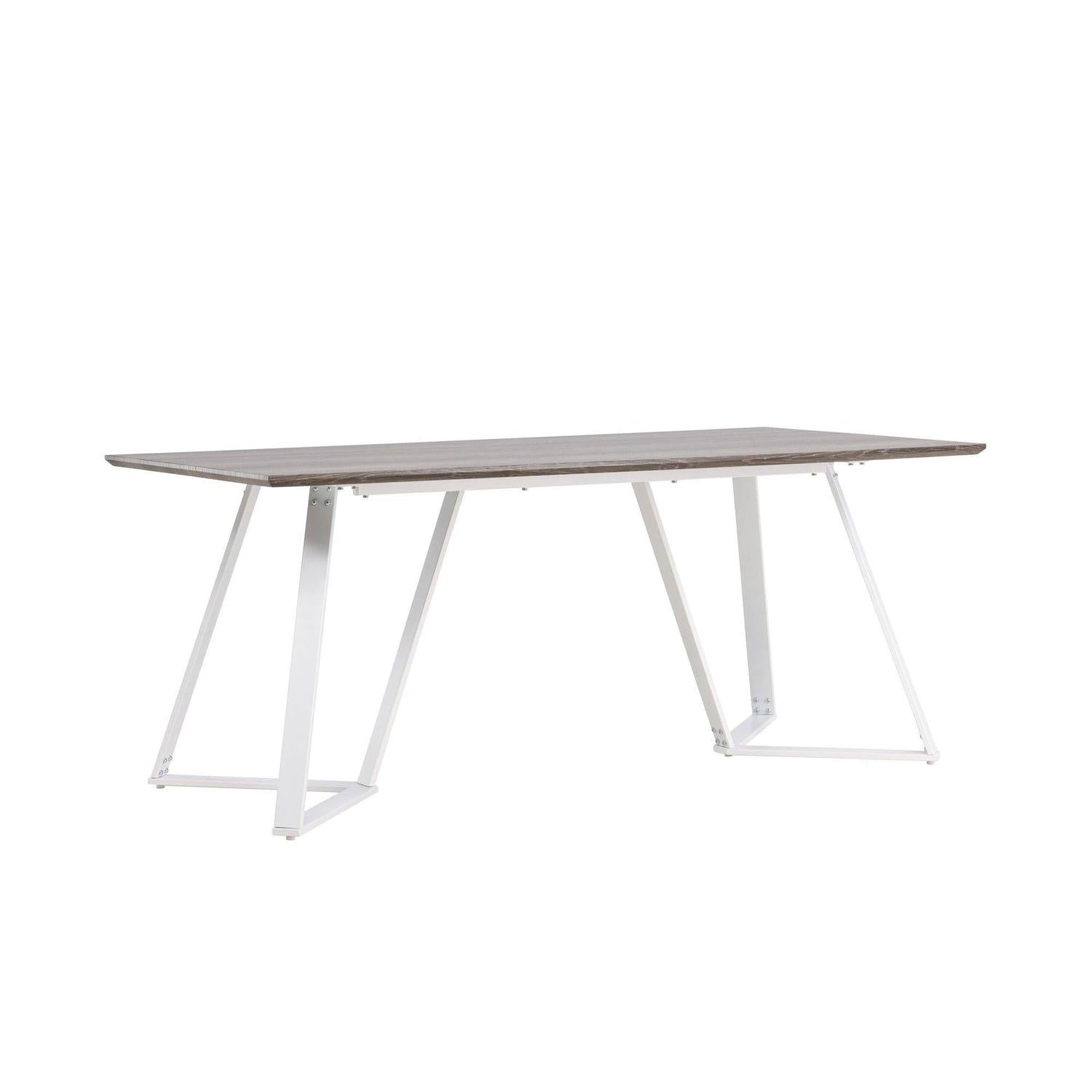 Esstisch Marina 180*90cm - Mokka/Weiß-Esstische Rechteckig-Venture Home-le canapé