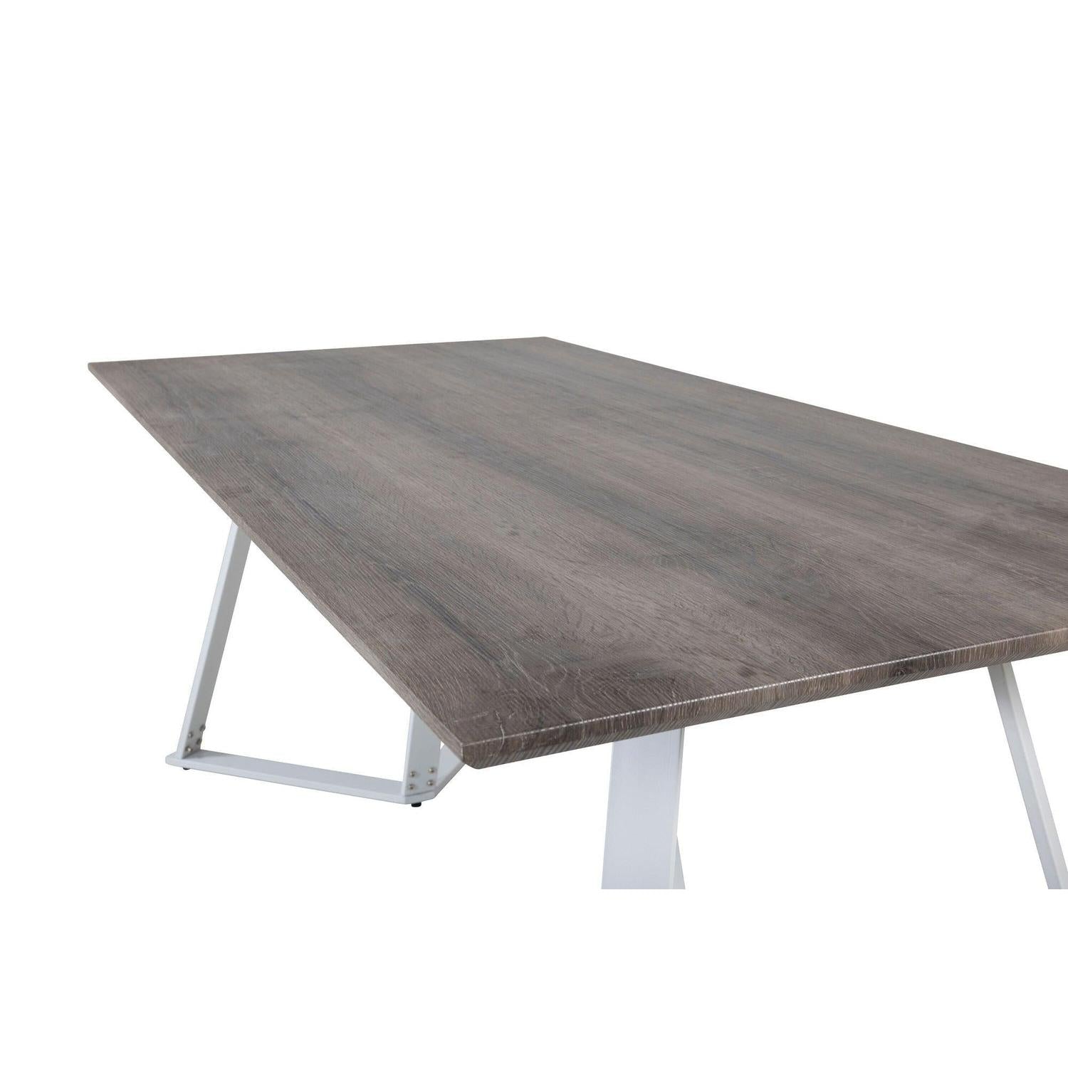 Esstisch Marina 180*90cm - Mokka/Weiß-Esstische Rechteckig-Venture Home-le canapé